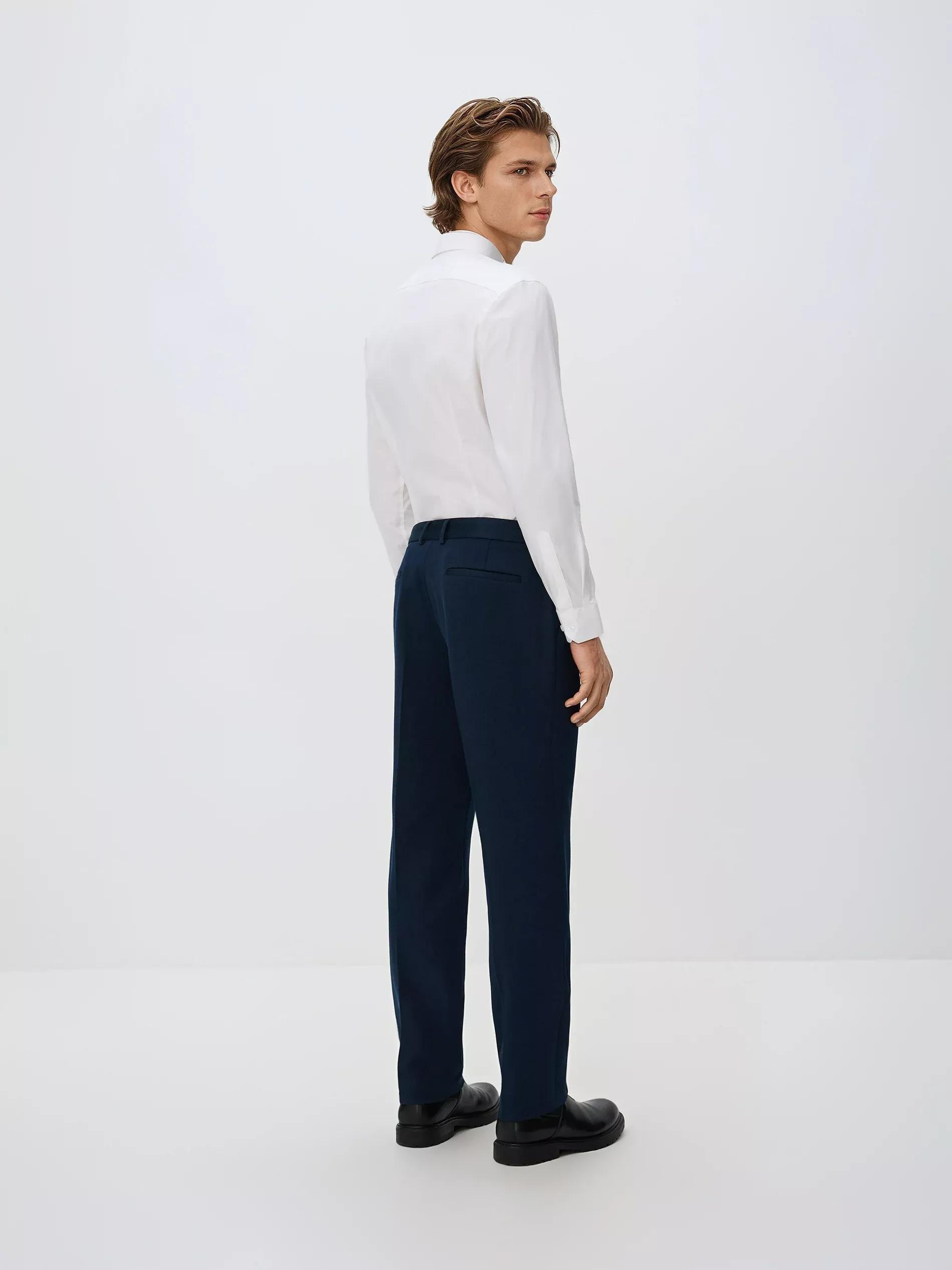 Navy Trousers, Navy, medium