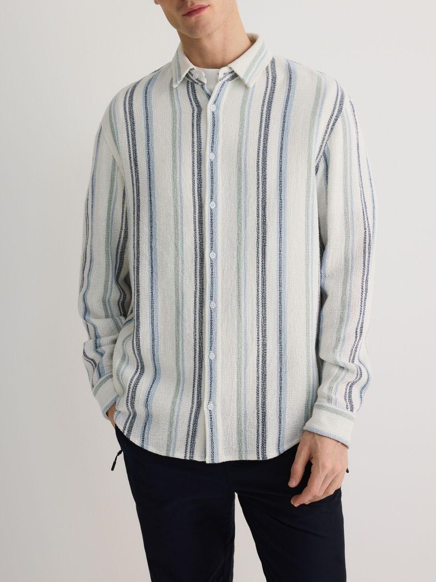 Multicolour Regular Fit Cotton Shirt, , large image number 0