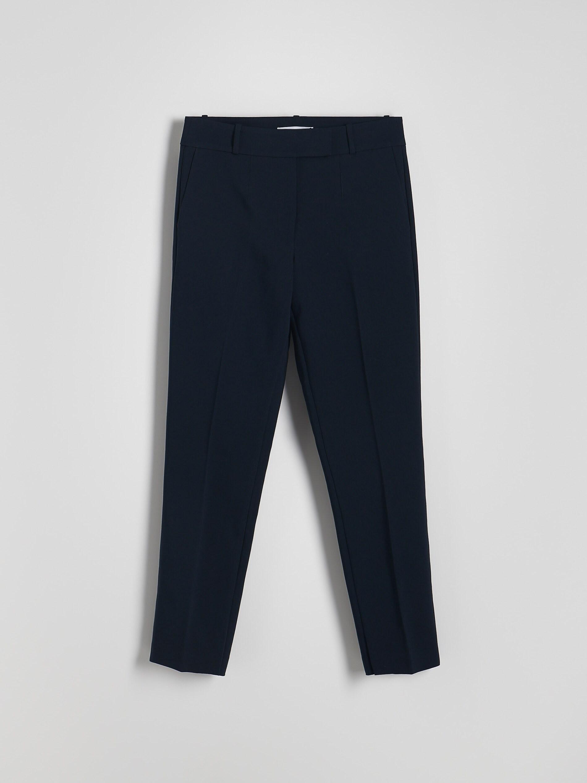 Blue Cigarette Pants With Printed Stripe, , large image number 2