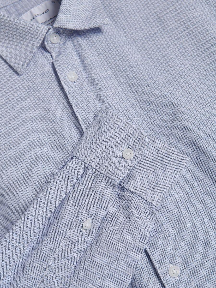 Blue Regular Fit Cotton Shirt, , large image number 1
