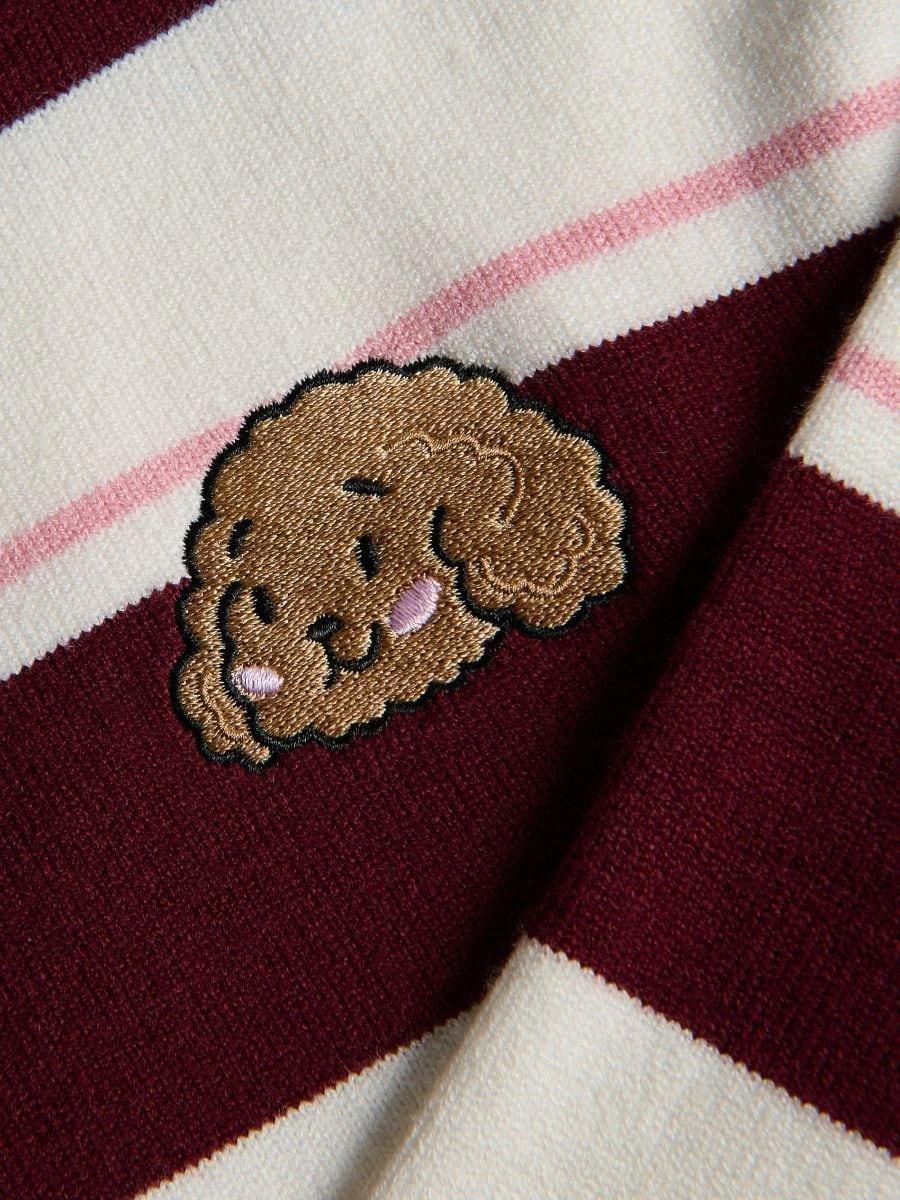 Multicolour Stripe Polo Jumper, Multicolor, medium