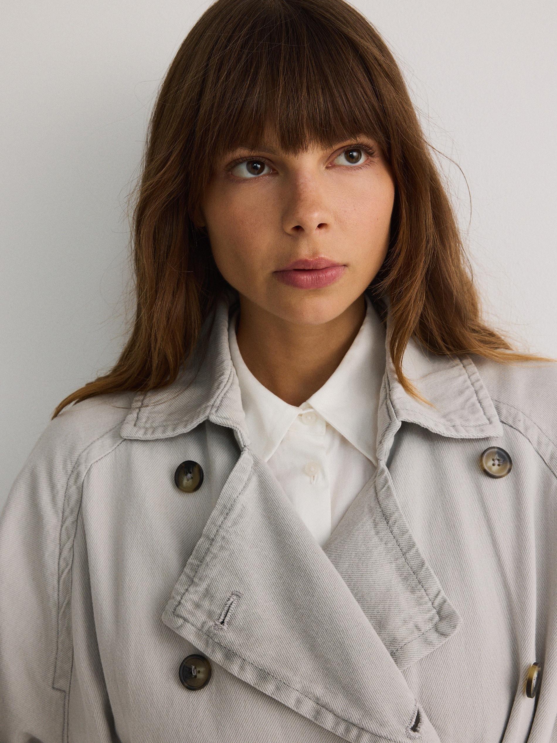 Grey Coat & Belt, , large image number 1