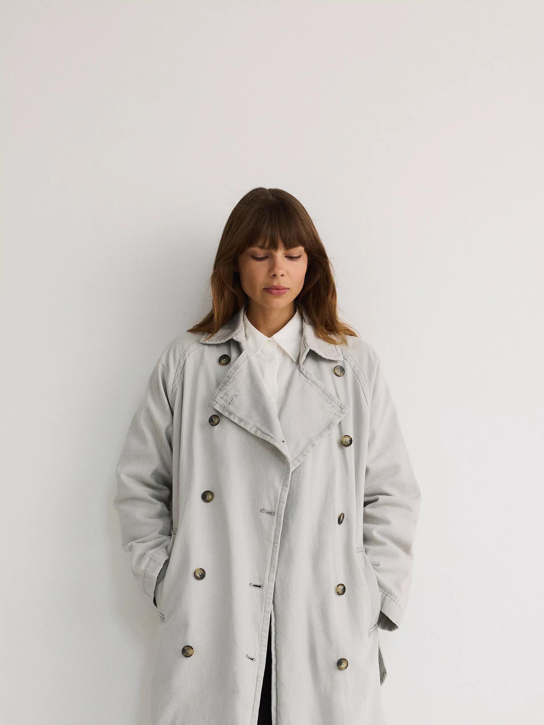Grey Coat & Belt, , large image number 3