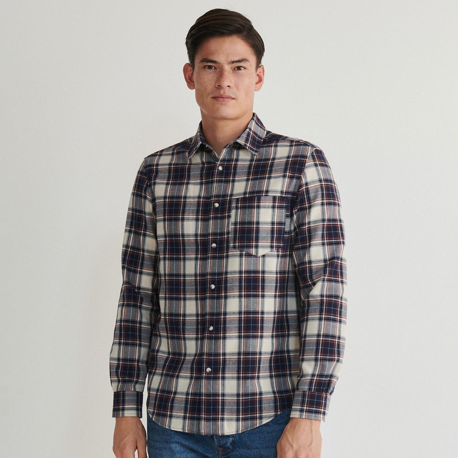 Multicolour Regular Fit Check Shirt, , large image number 0