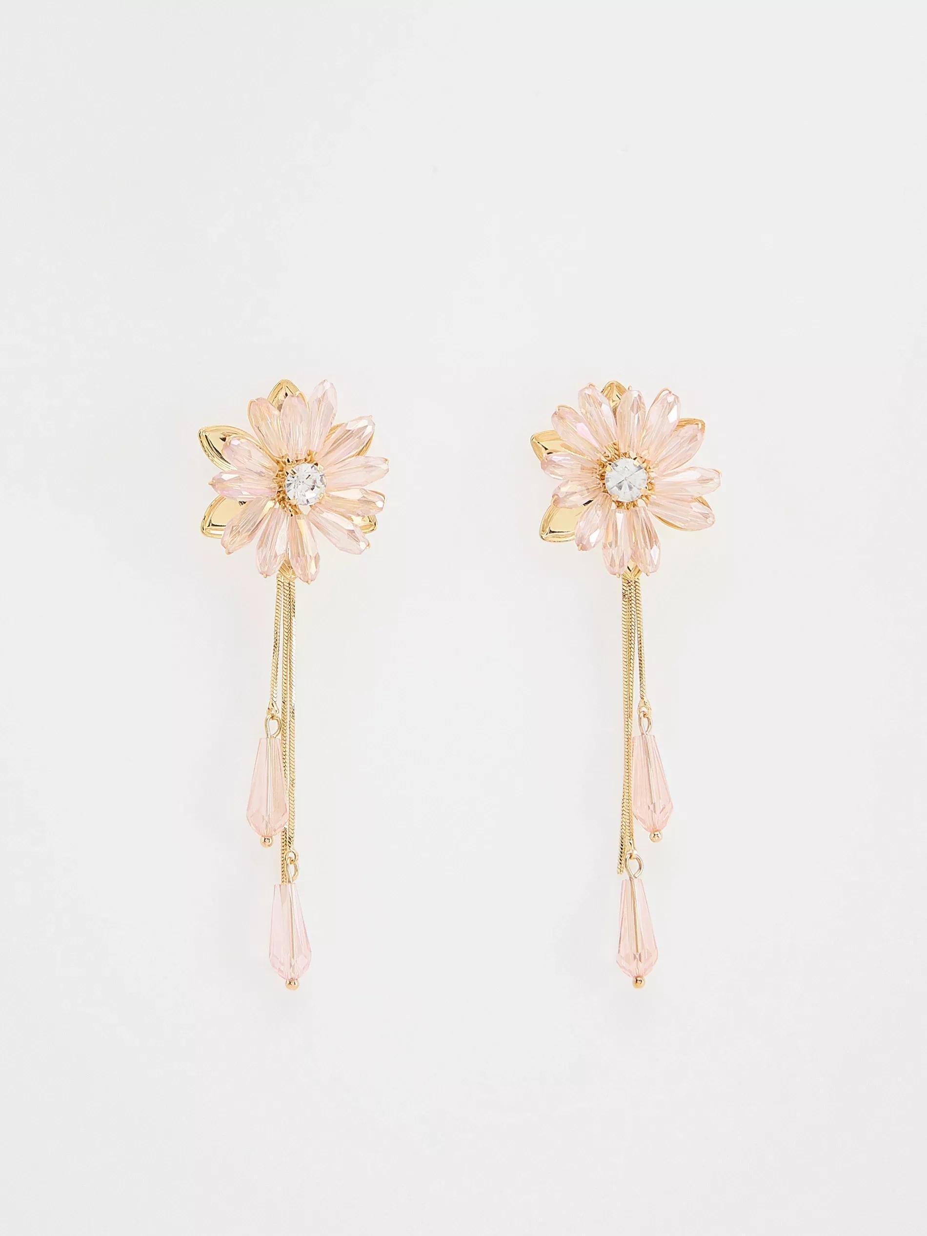 Pink Earrings, Pink, large image number 0