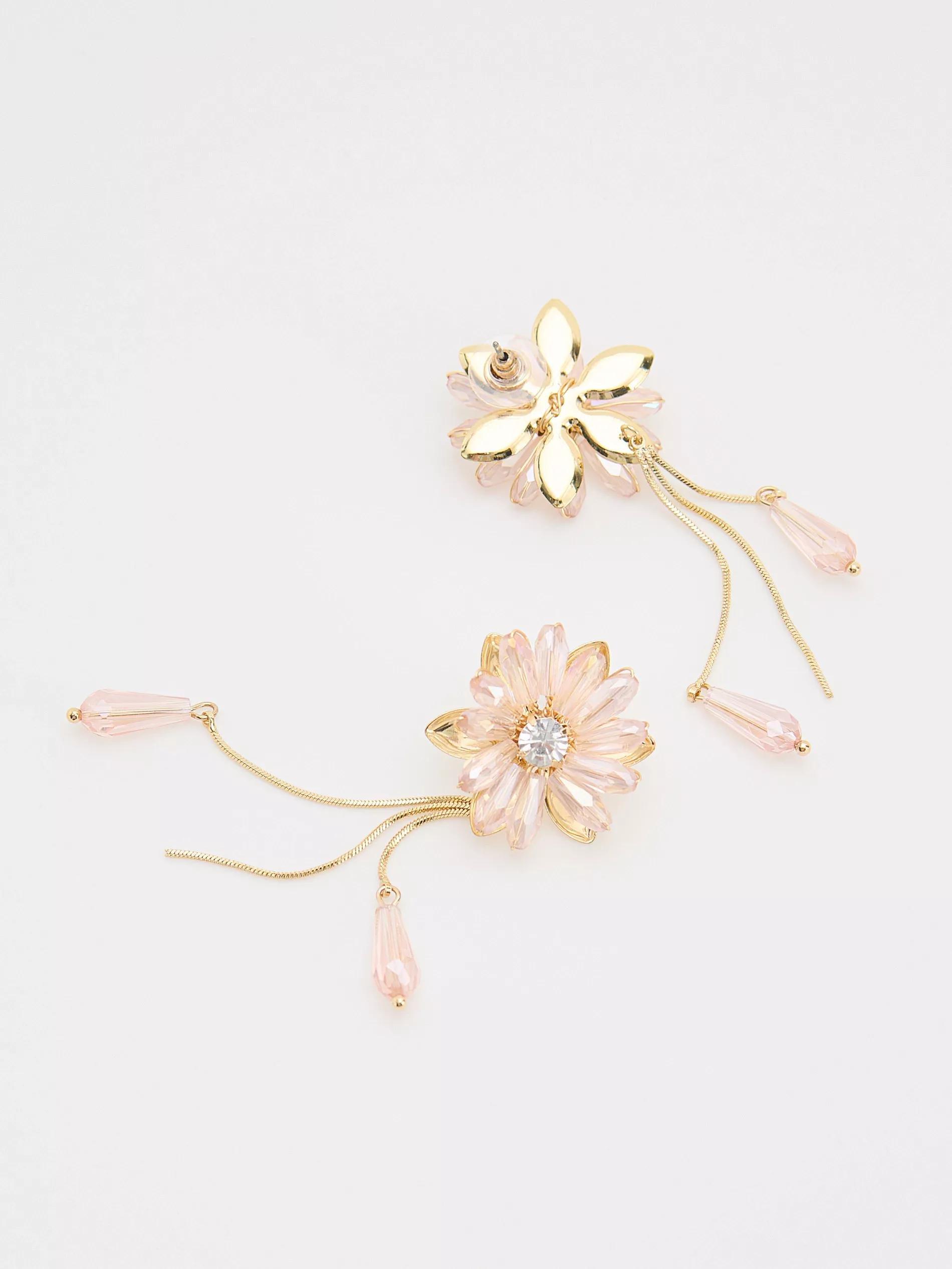 Pink Earrings, Pink, large image number 1