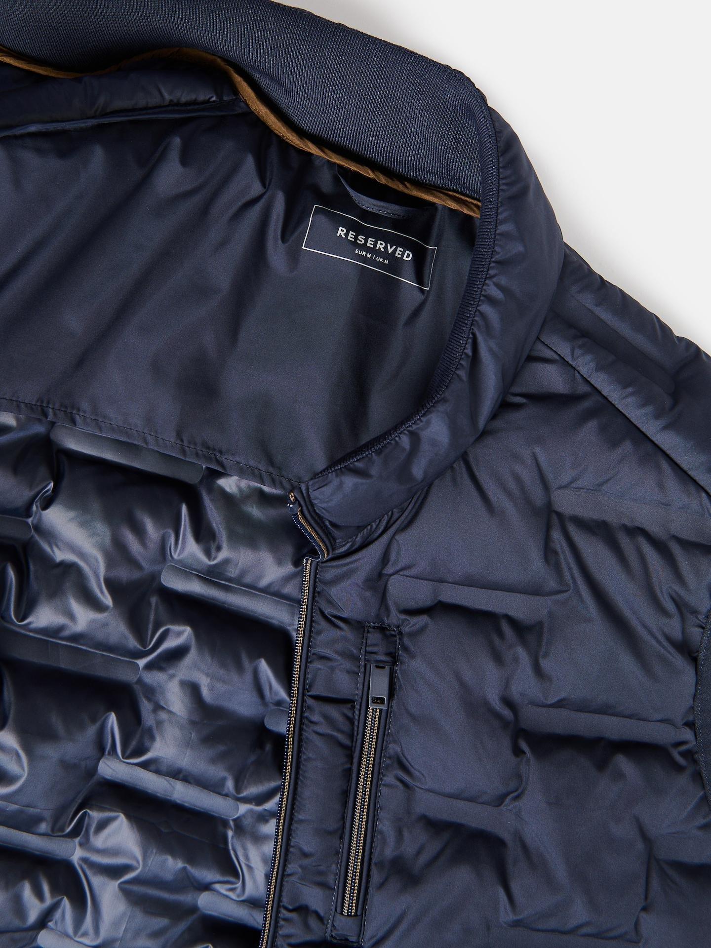 Navy Quilted Vest, Navy, medium