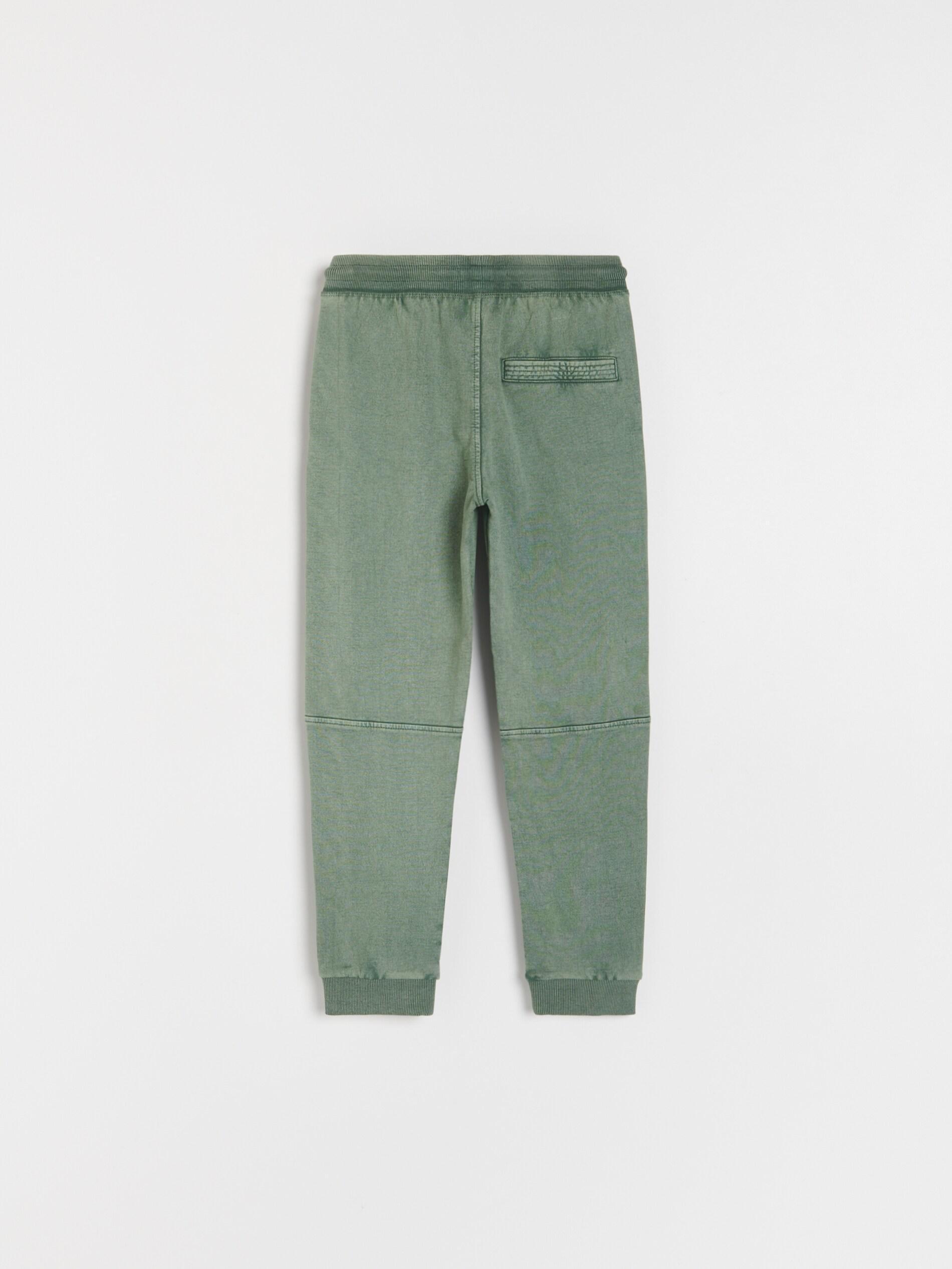 Light Green Sweatpants With Pockets, Kids Boy, , large image number 4