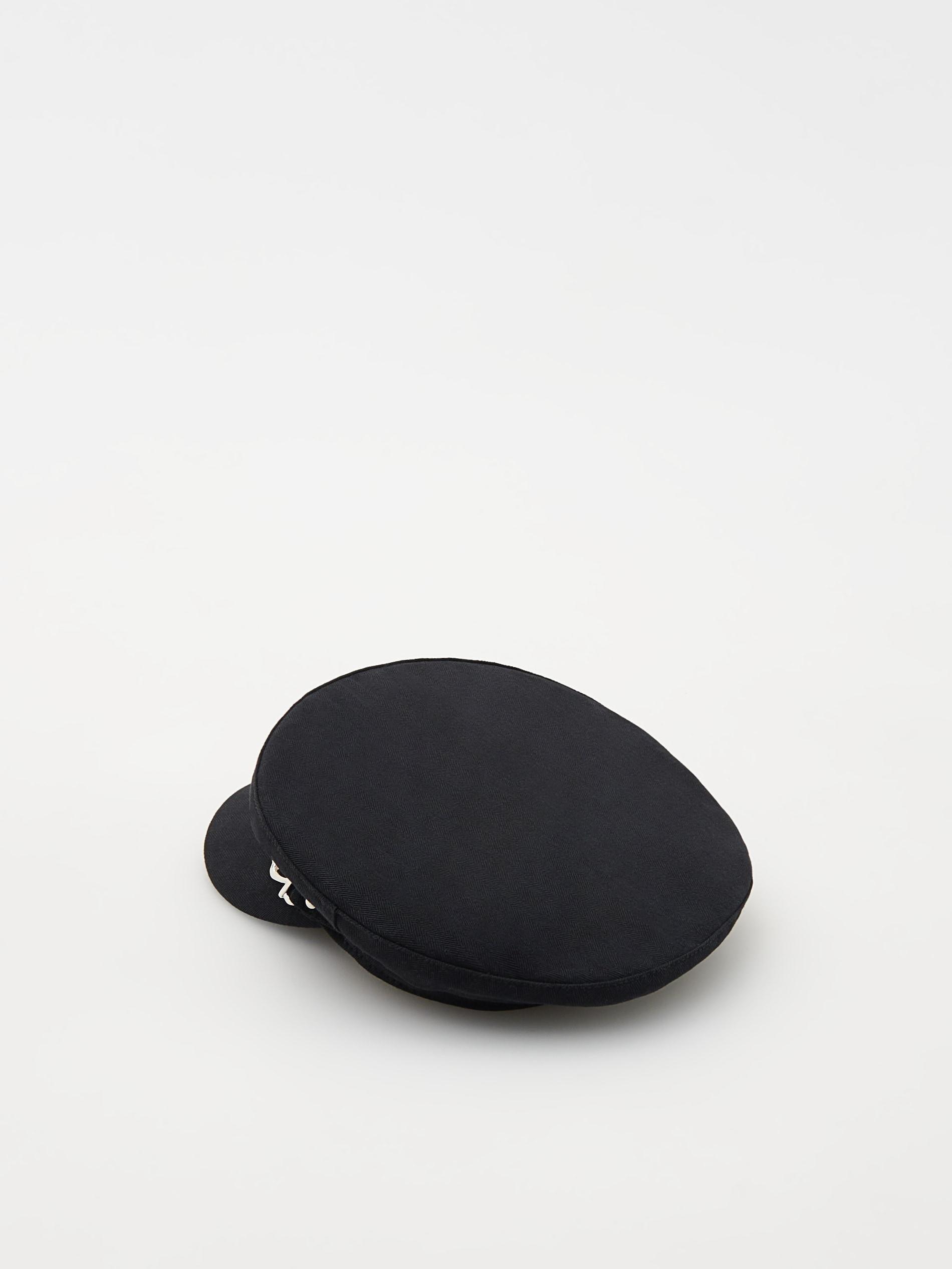 Reserved - Black Peaked Cap, Kids Girls