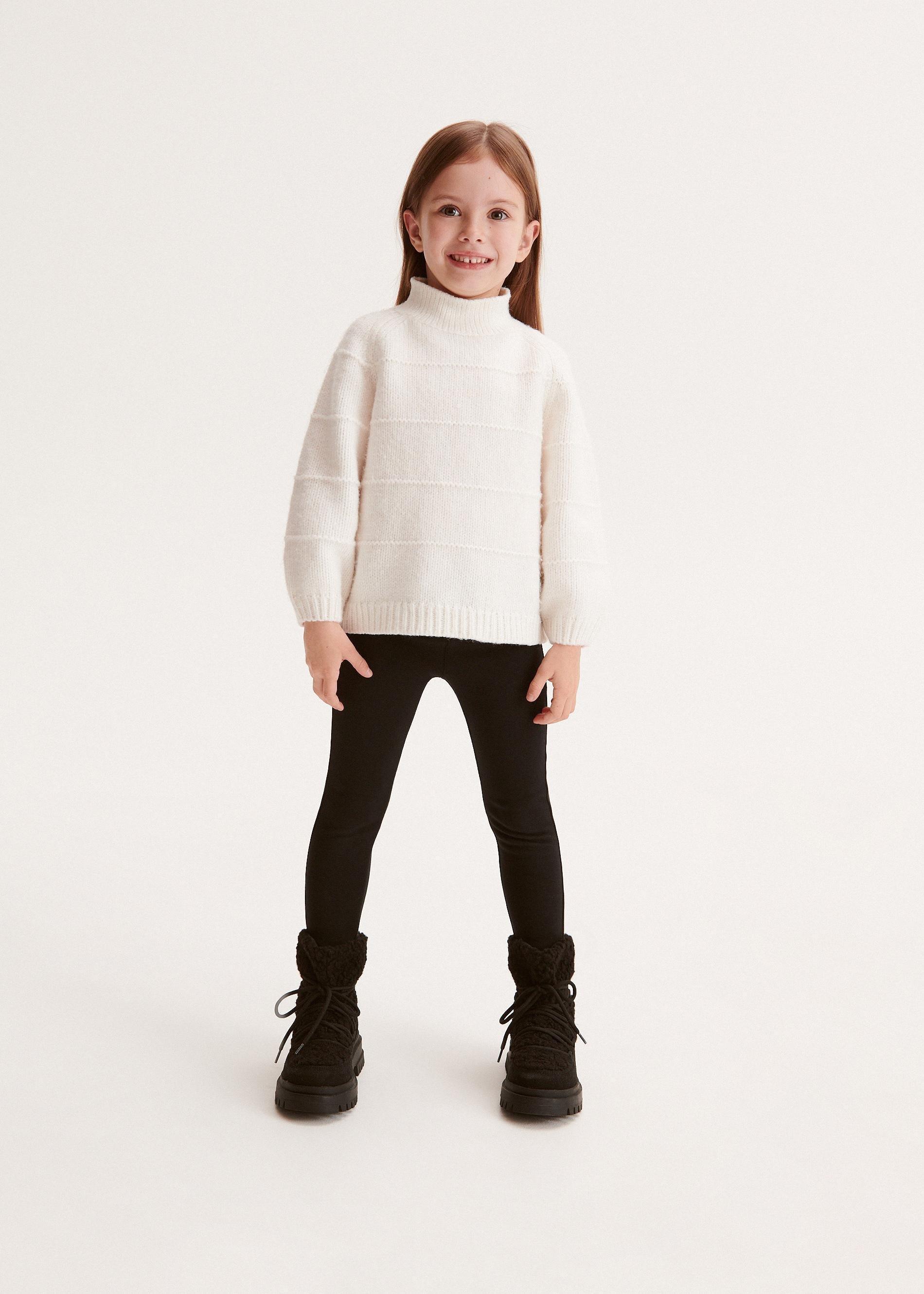Black Insulated Leggings, , large image number 1