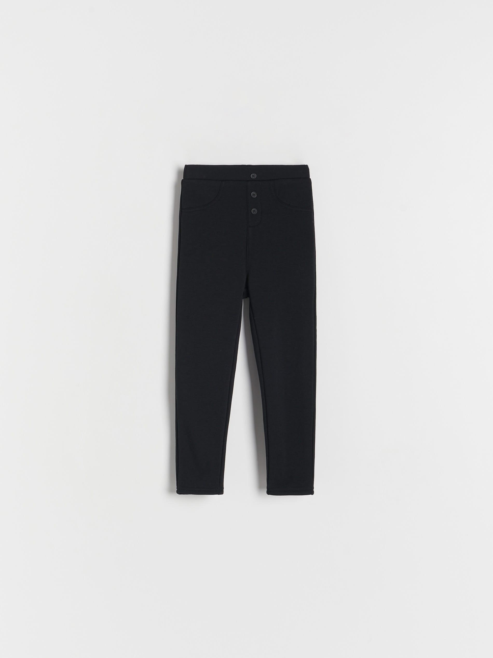 Black Insulated Leggings, , large image number 2