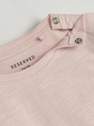 Reserved - Pink T-shirt with ruffle details
