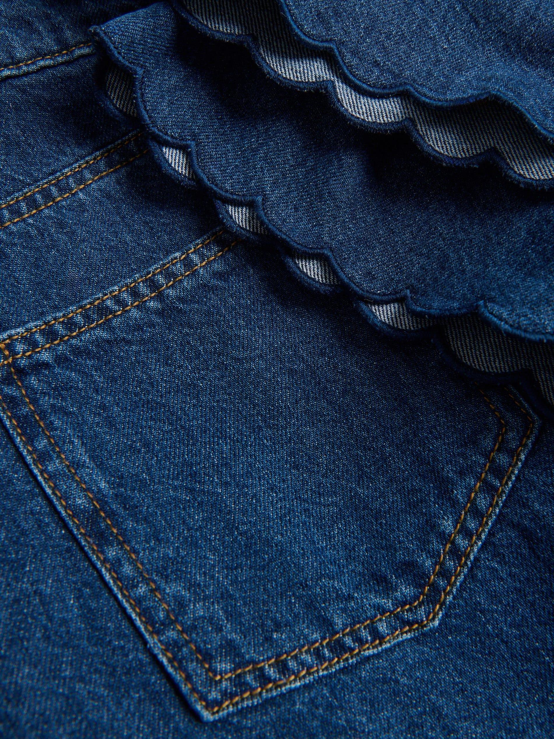 Blue Jeans Culotte Jeans, Blue, large image number 6