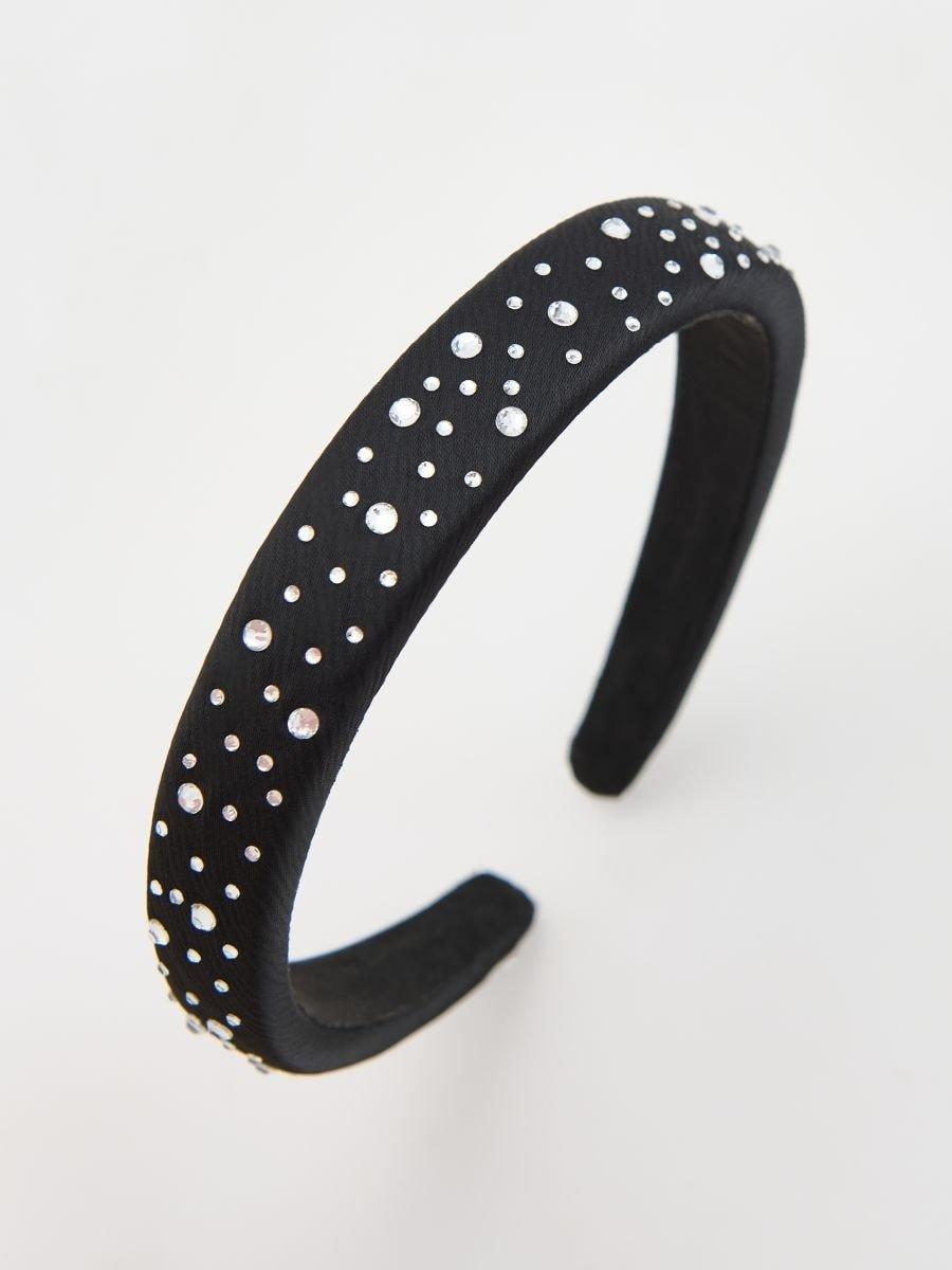Black Hairband, Kids Girl, Black, large image number 0