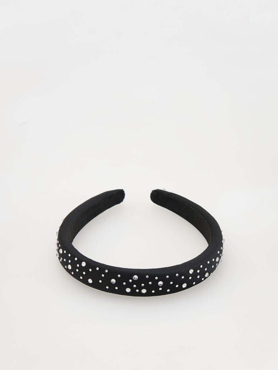 Black Hairband, Kids Girl, Black, large image number 1