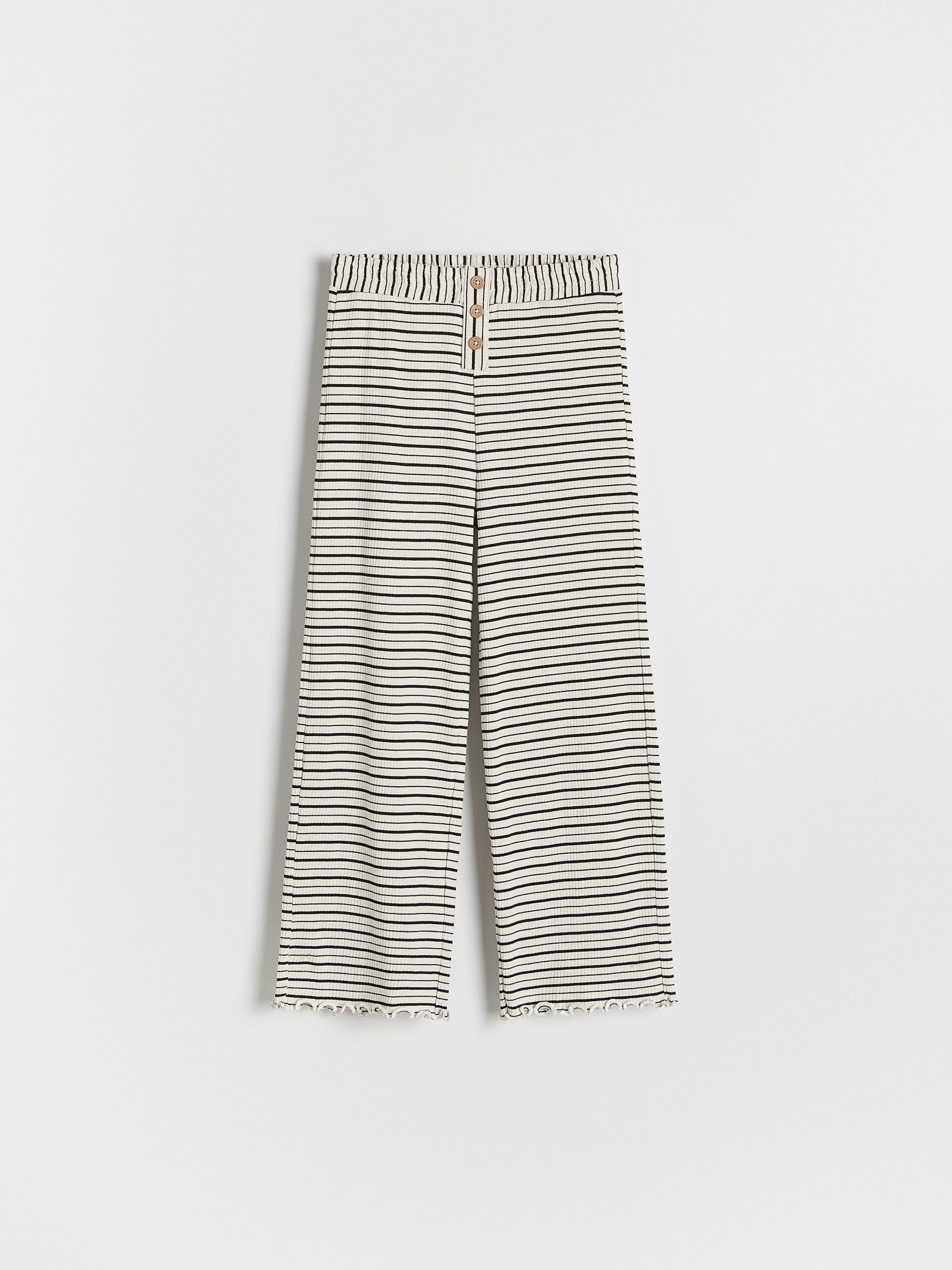 Cream Trousers, Kids Girl, Ivory, large image number 0