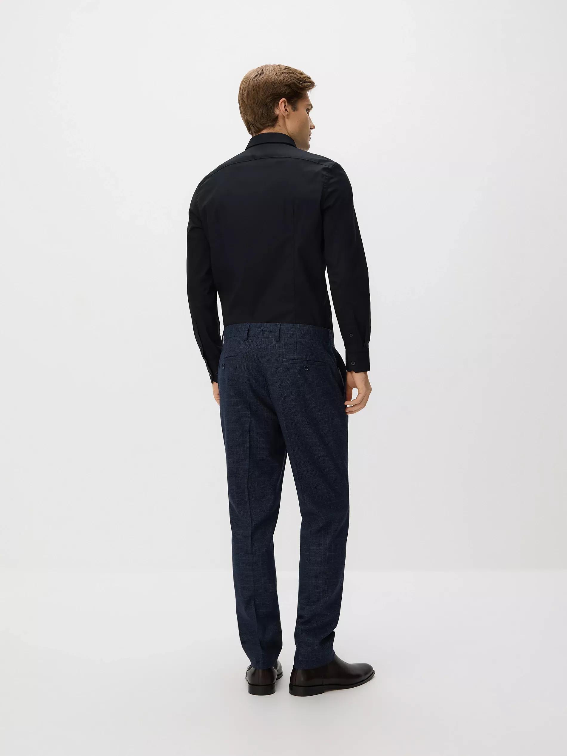 Navy Slim Fit Suit Trousers, Navy, large image number 3