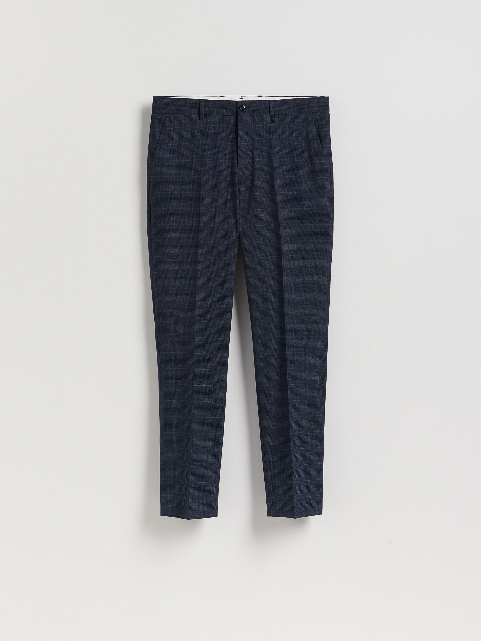 Navy Slim Fit Suit Trousers, Navy, large image number 3