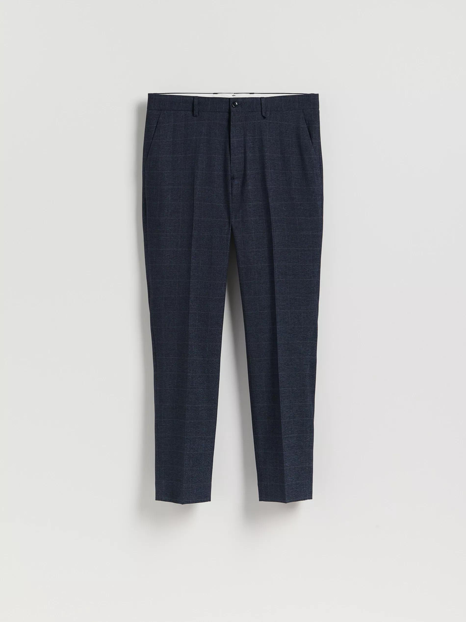 Navy Slim Fit Suit Trousers, Navy, large image number 4