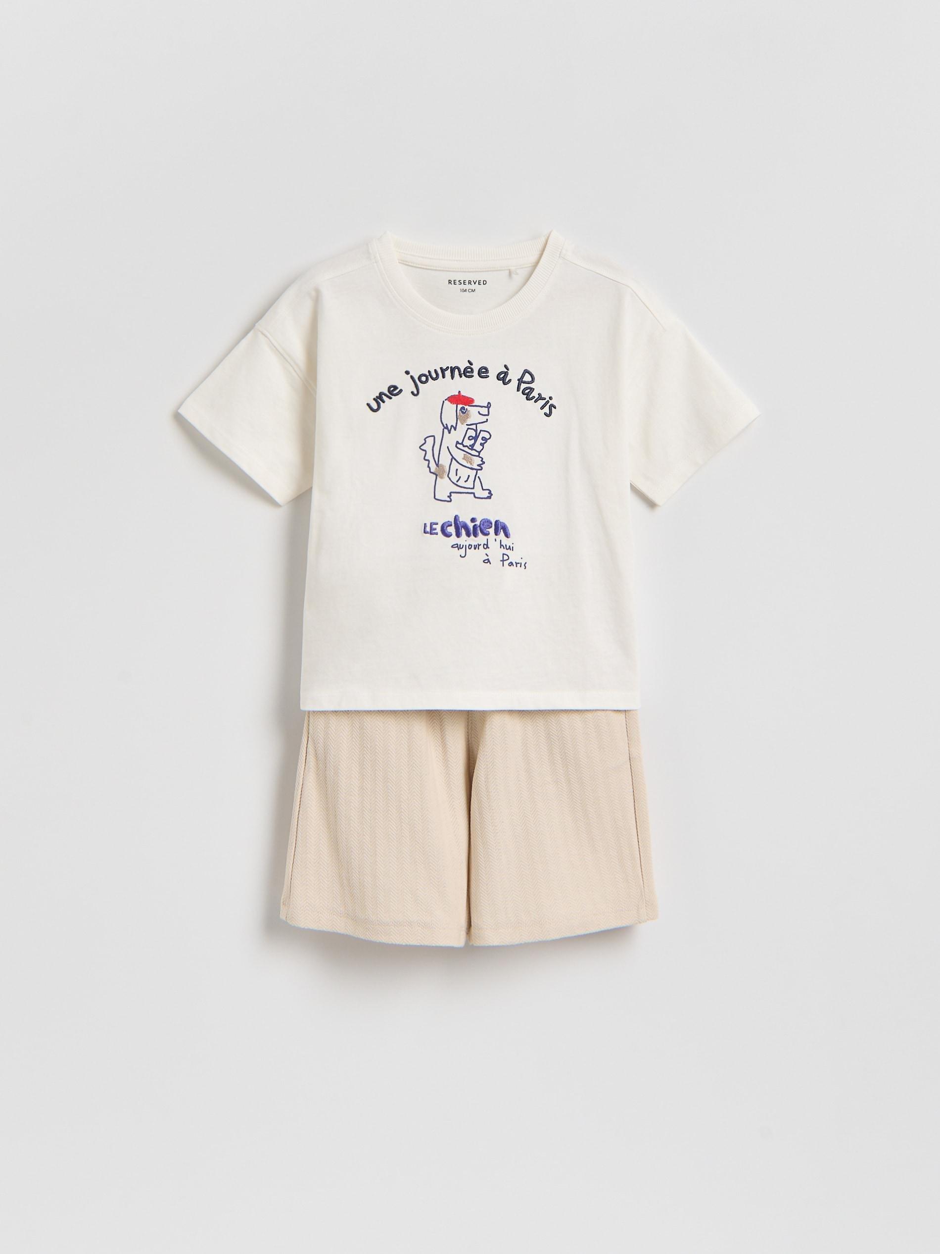 Cream Cotton Rich Set, Ivory, large image number 0