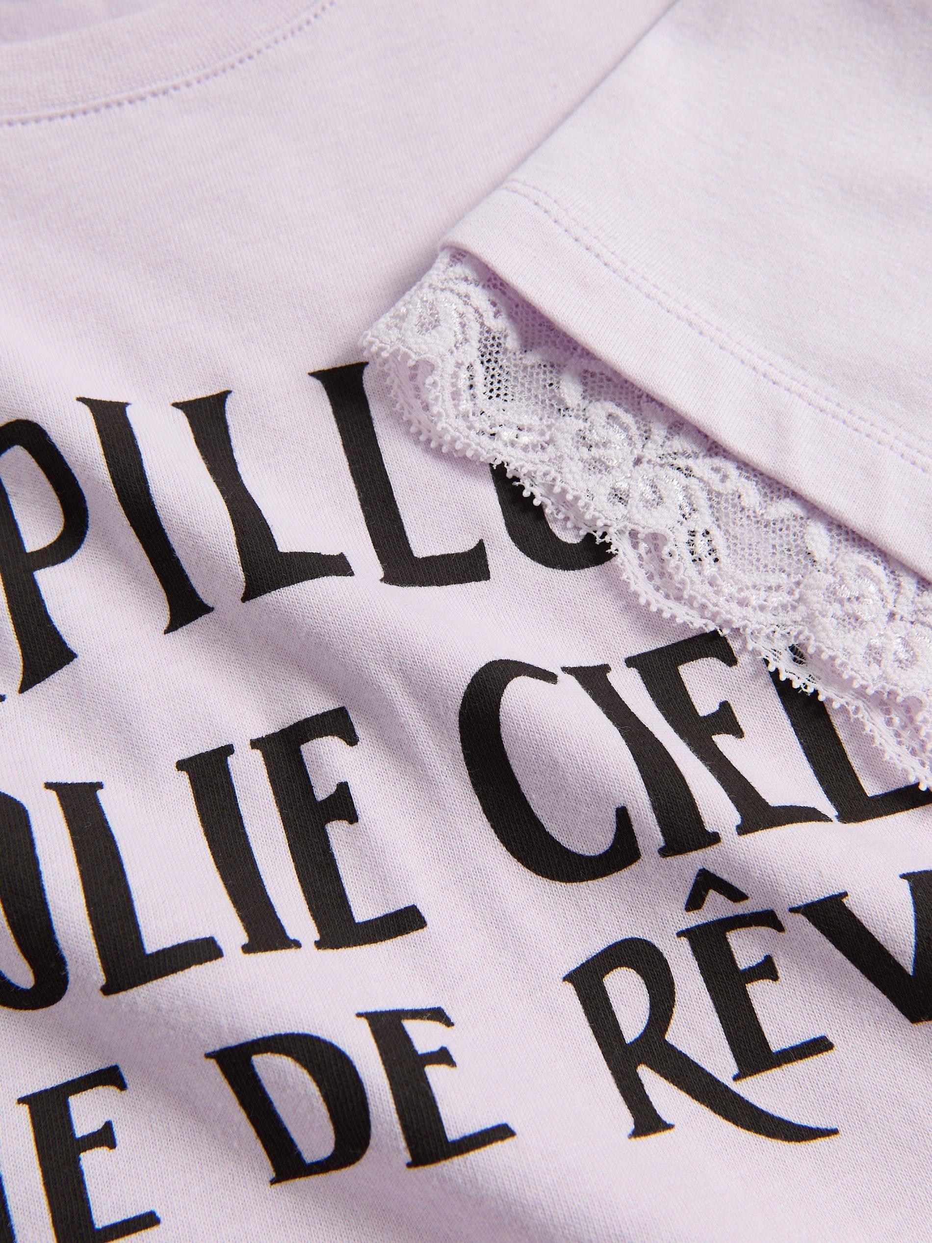 LAVENDER T-shirt with print, Purple, large image number 3