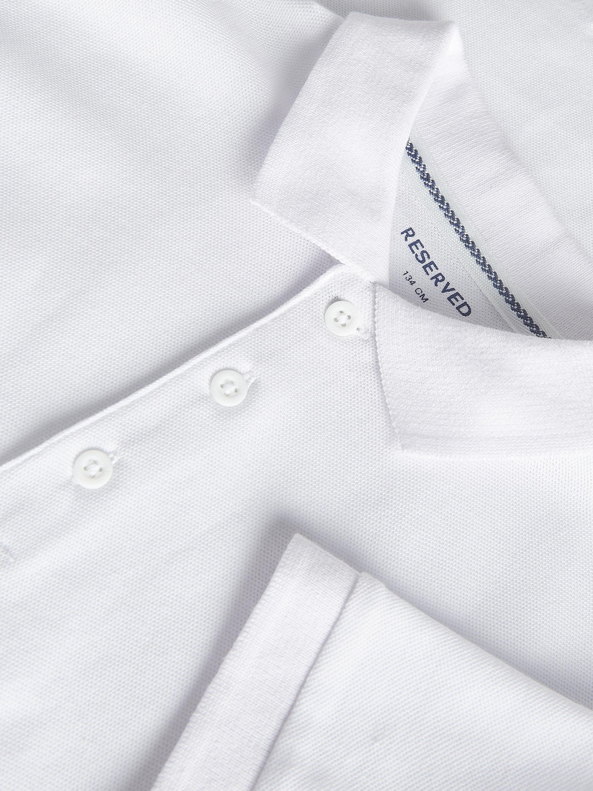 Reserved - White Polo T-Shirt, Kids Boys