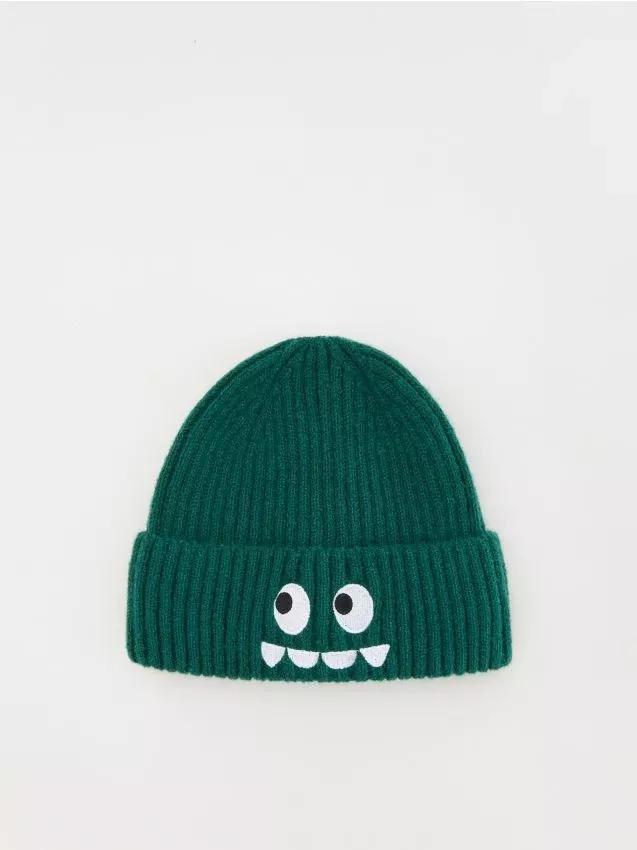 Green Hat With Inscription, , large image number 0