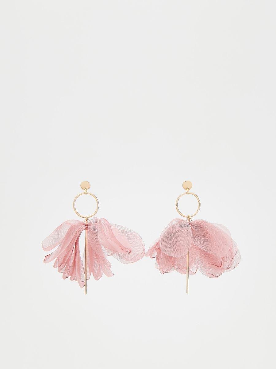 Pink Earrings, Pink, large image number 0