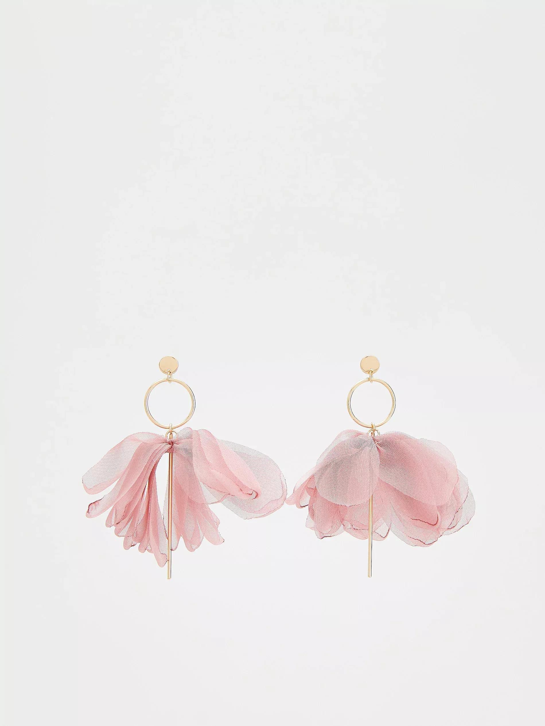 Pink Earrings, Pink, large image number 0