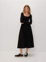 Reserved - black Midi dress