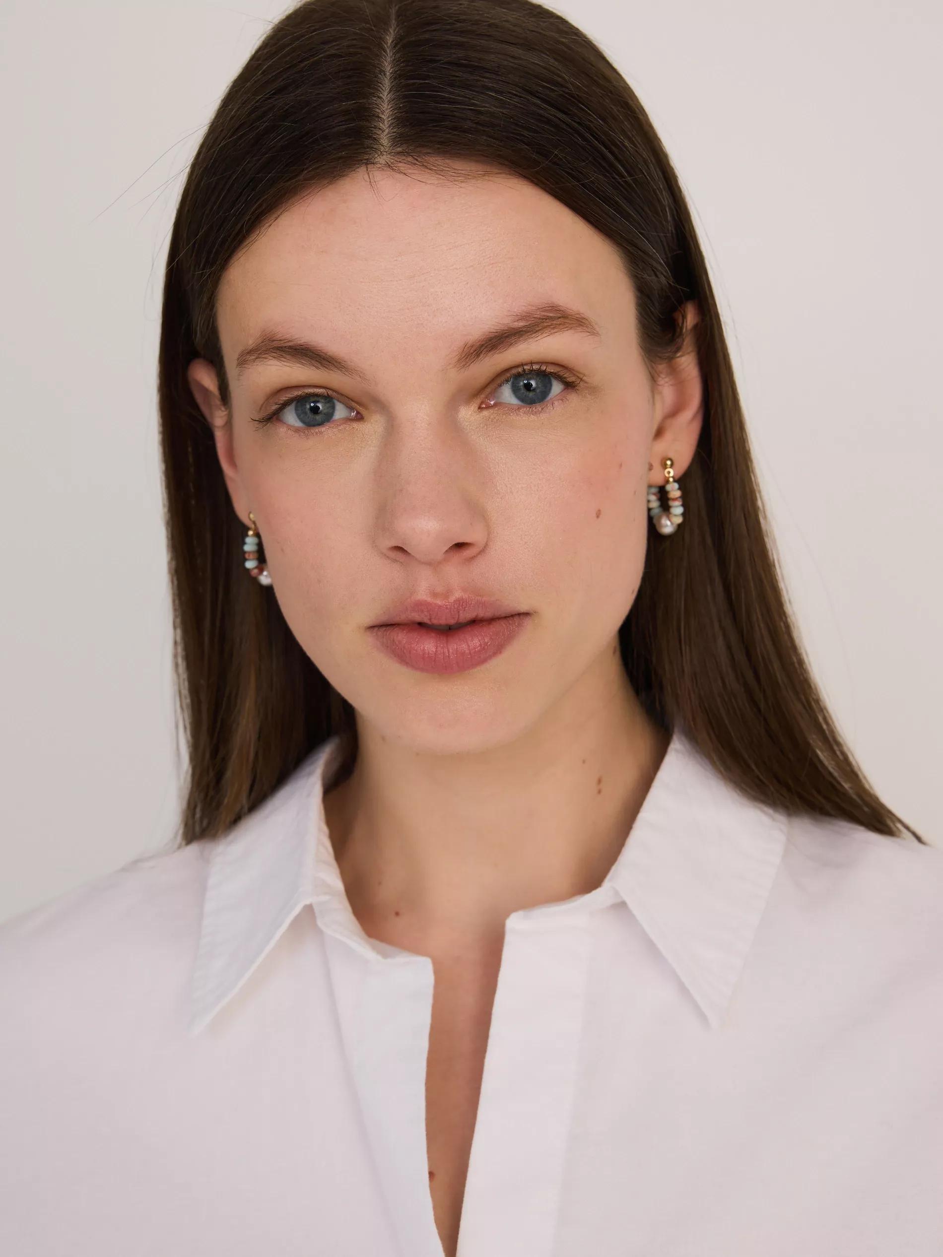 Gold Earrings Set, Golden, large image number 0