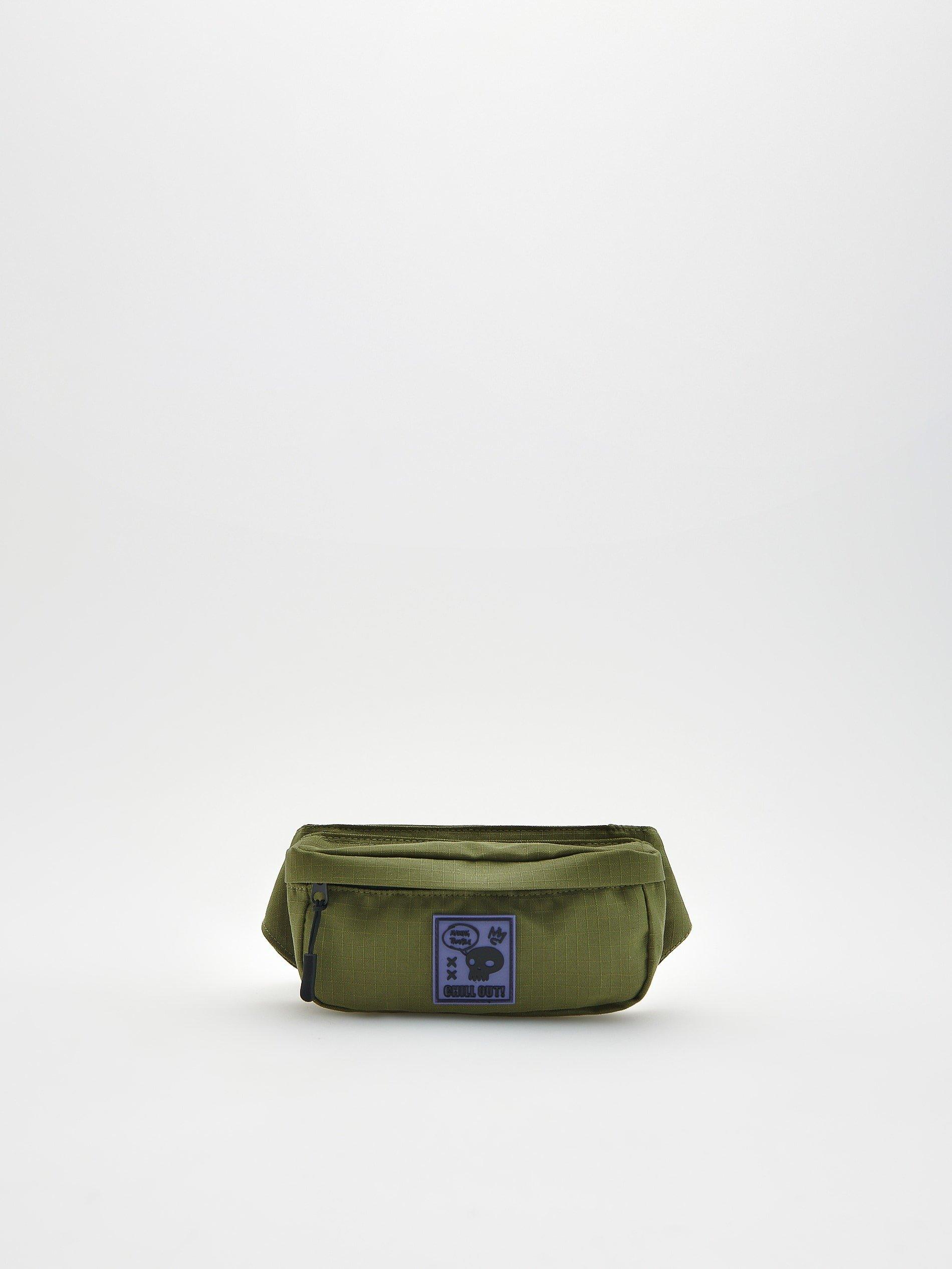 Khaki Patched Bumbag, Unisex Kids, , large image number 2