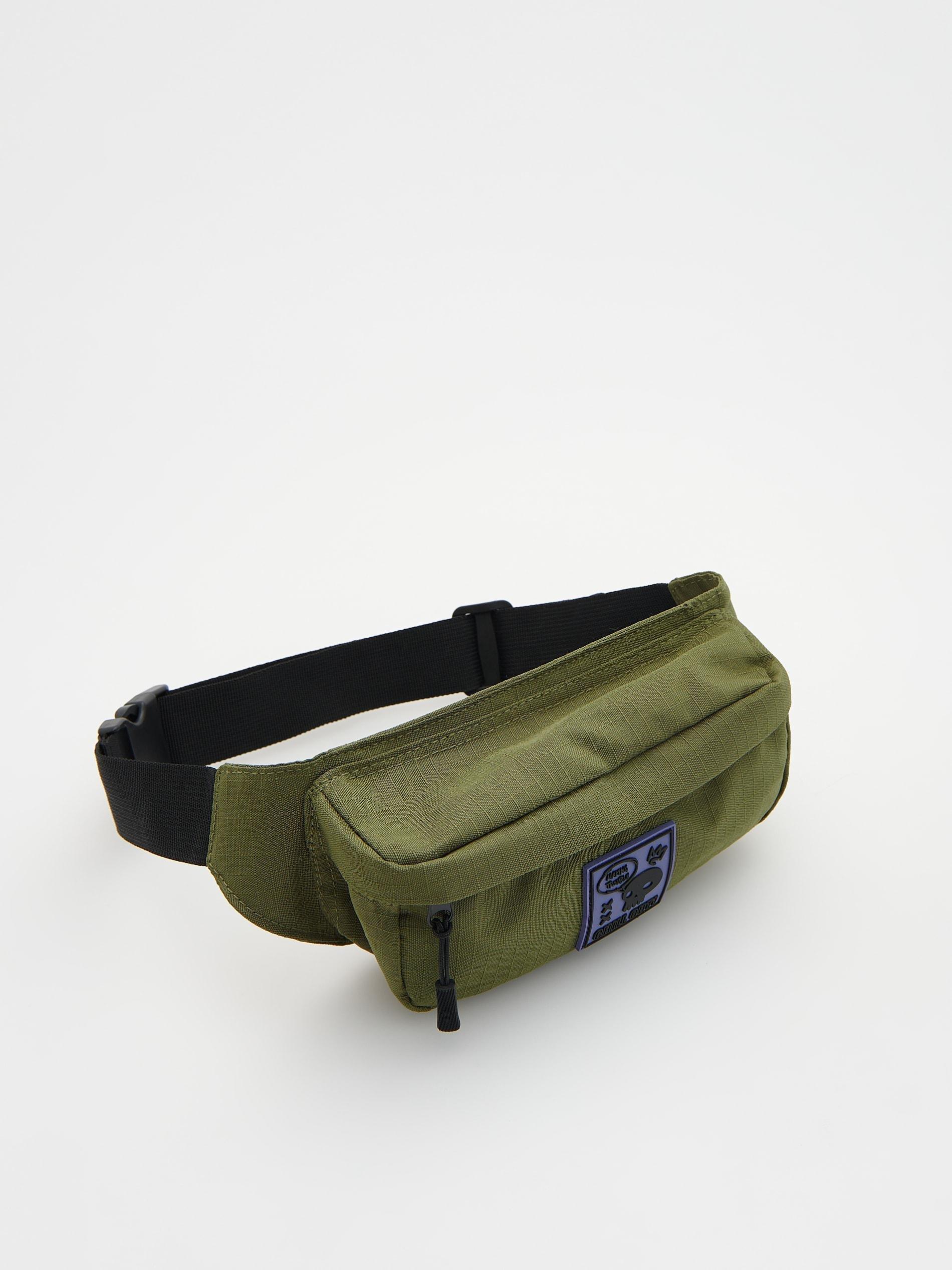 Khaki Patched Bumbag, Unisex Kids, , large image number 3