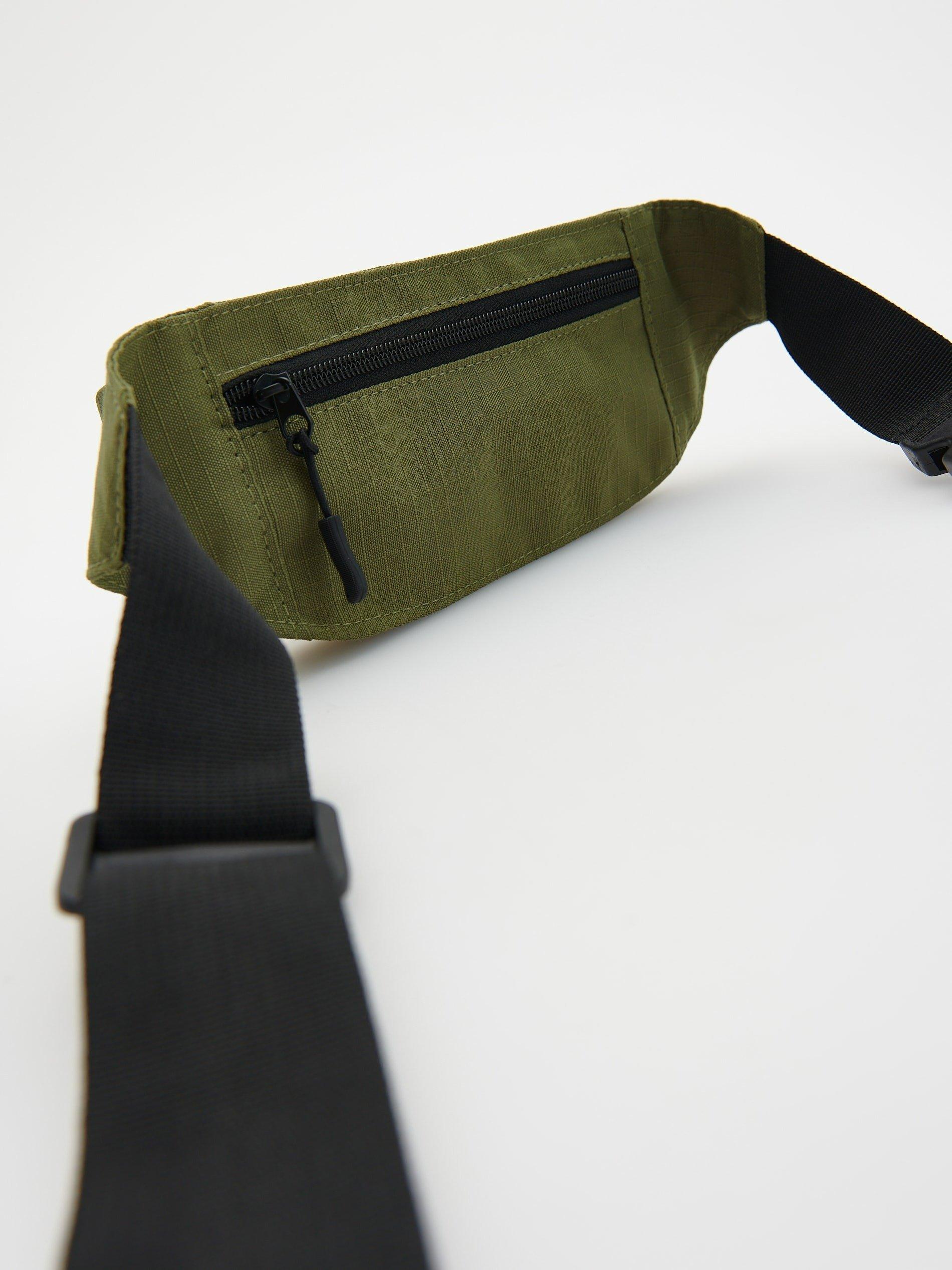 Khaki Patched Bumbag, Unisex Kids, , large image number 6