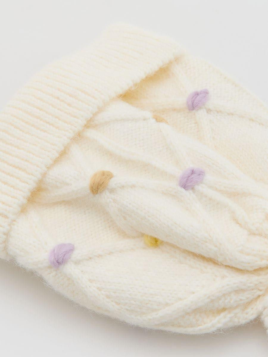 Cream Cap, Kids Unisex, Ivory, large image number 1