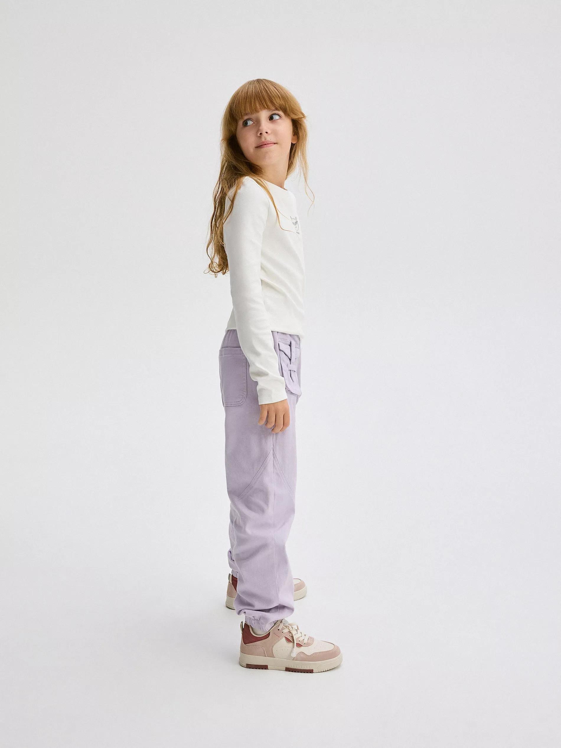 Cream Long-Sleeved Shirt With Applique, , large image number 5