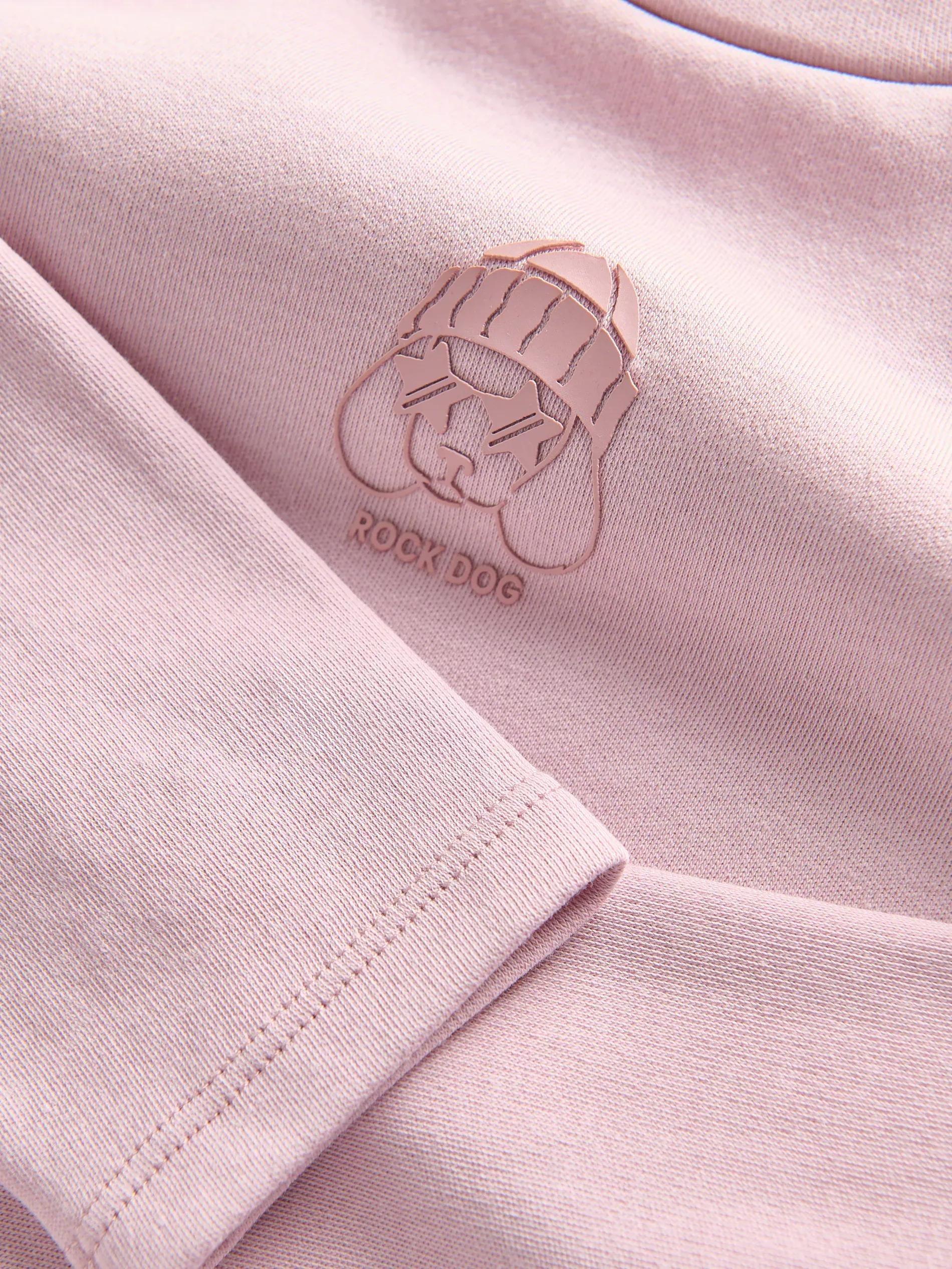 Pink Long-Sleeved Shirt With Applique, , large image number 0