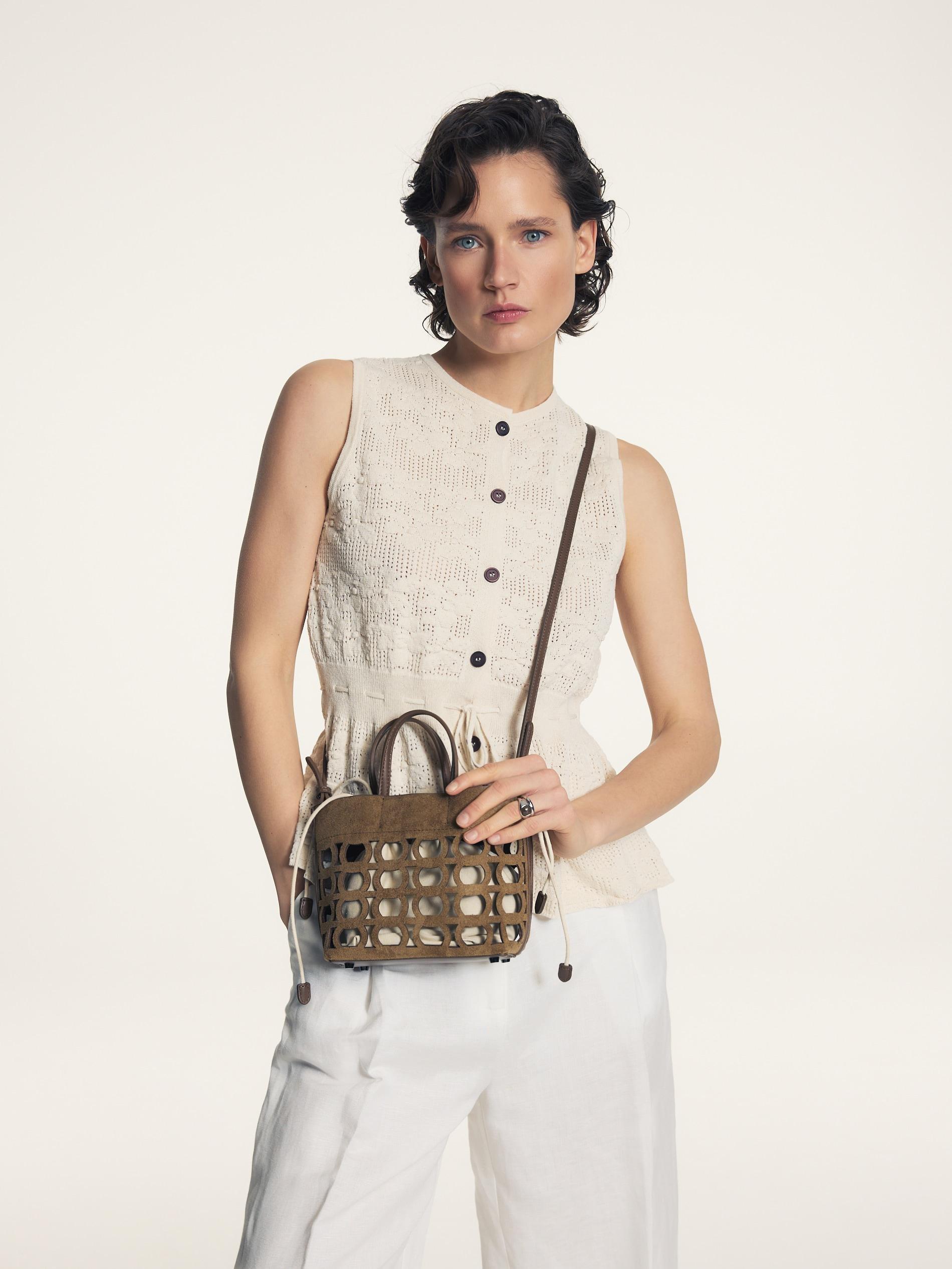 Brown Shoulder Bag, Brown, large image number 0