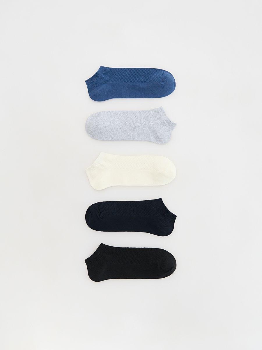 Blue Socks, 5-Pack, , large image number 0
