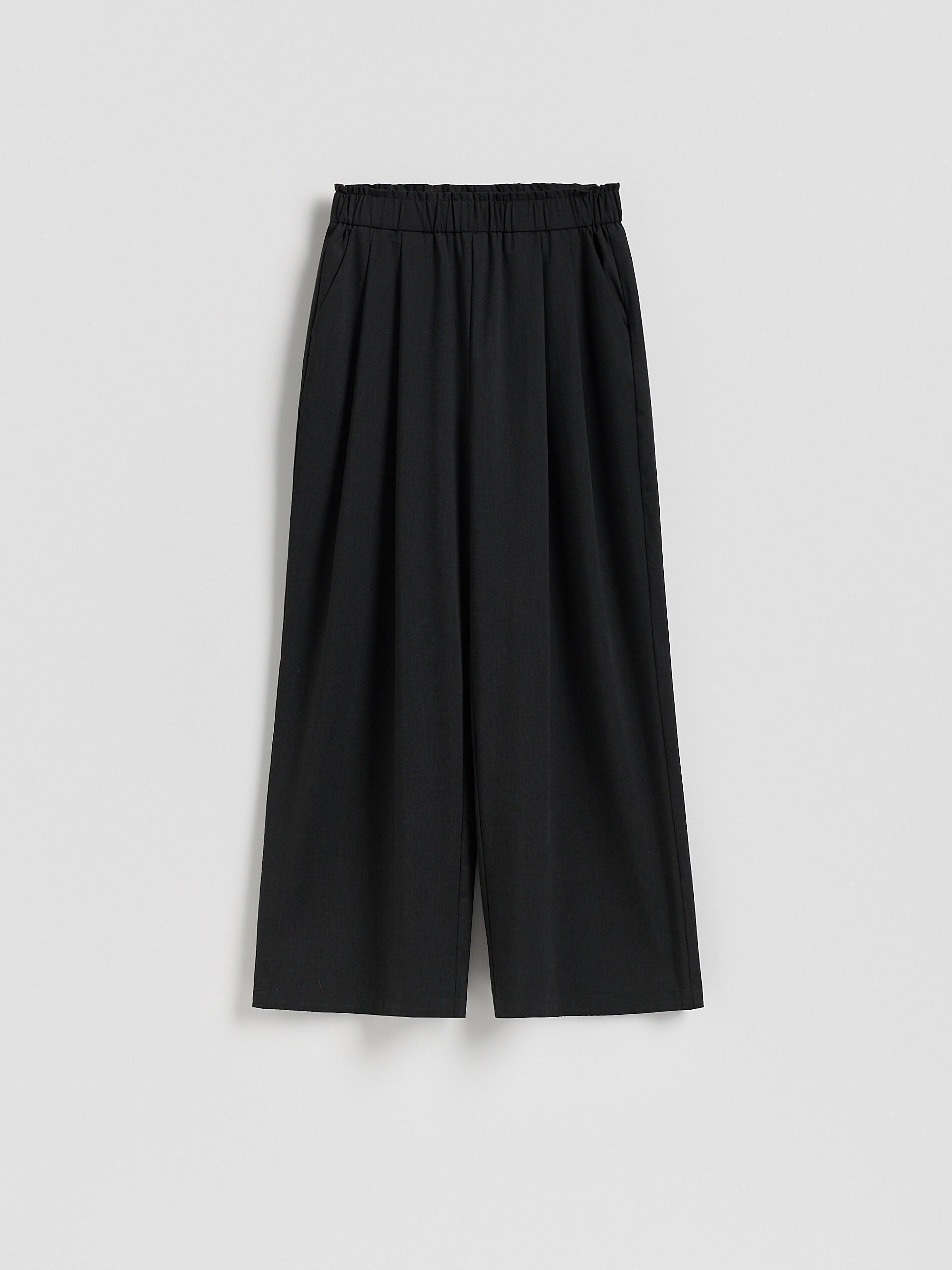 Grey Trousers With Wool Blend, Grey, large image number 2