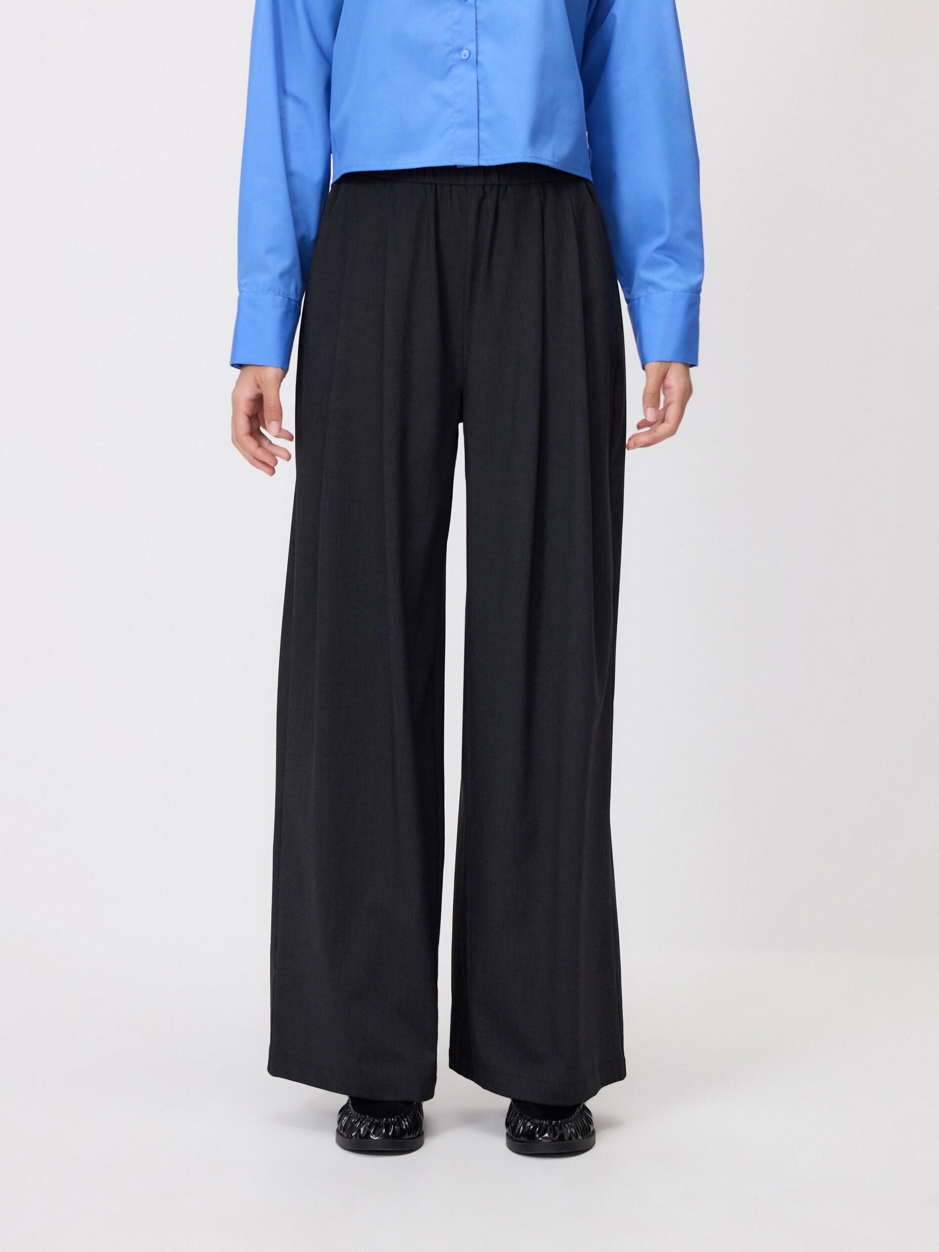 Grey Trousers With Wool Blend, Grey, large image number 4