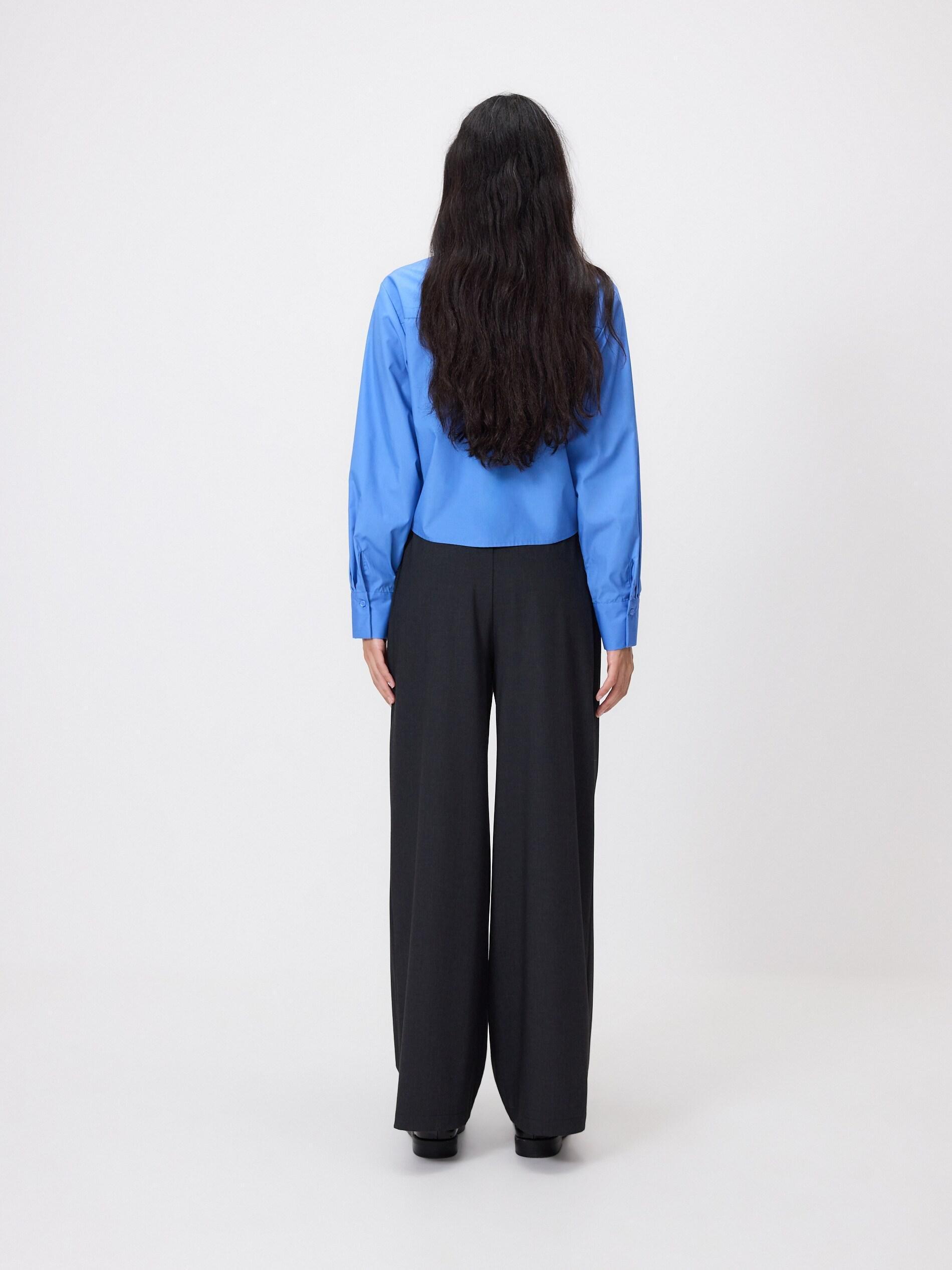 Grey Trousers With Wool Blend, Grey, large image number 5