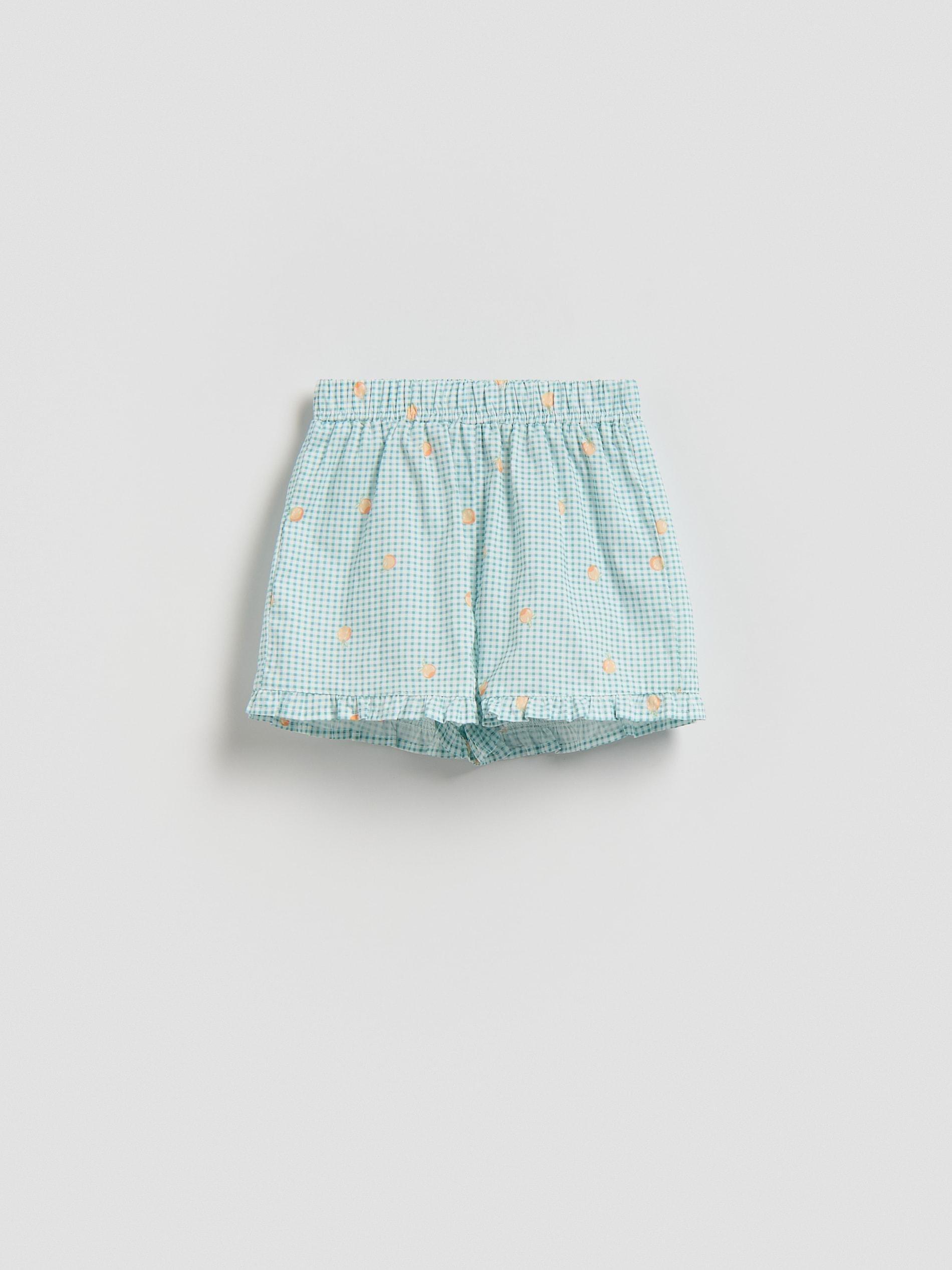 Multicolour Cotton Check Shorts, Multicolor, large image number 0