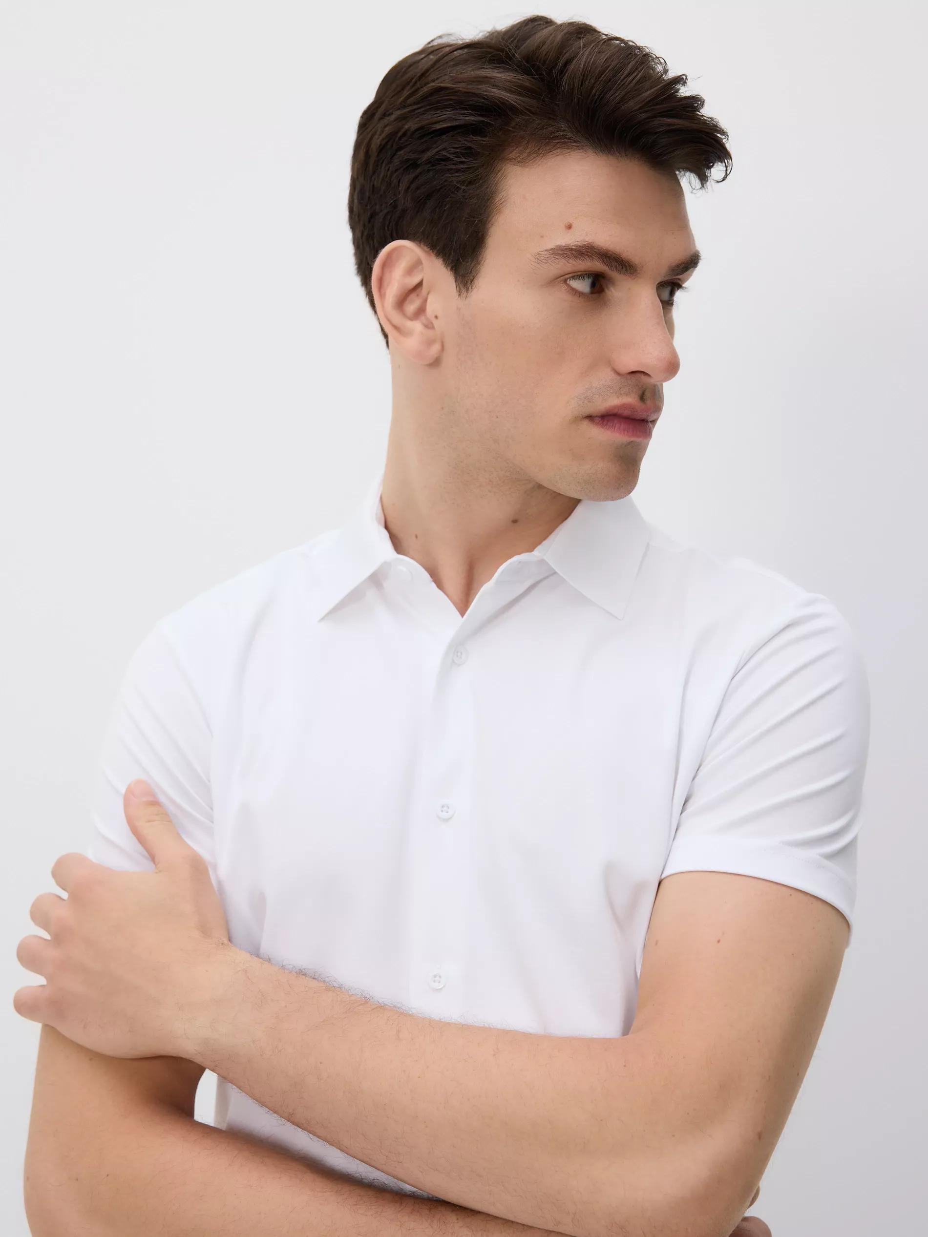White Shirt, White, medium