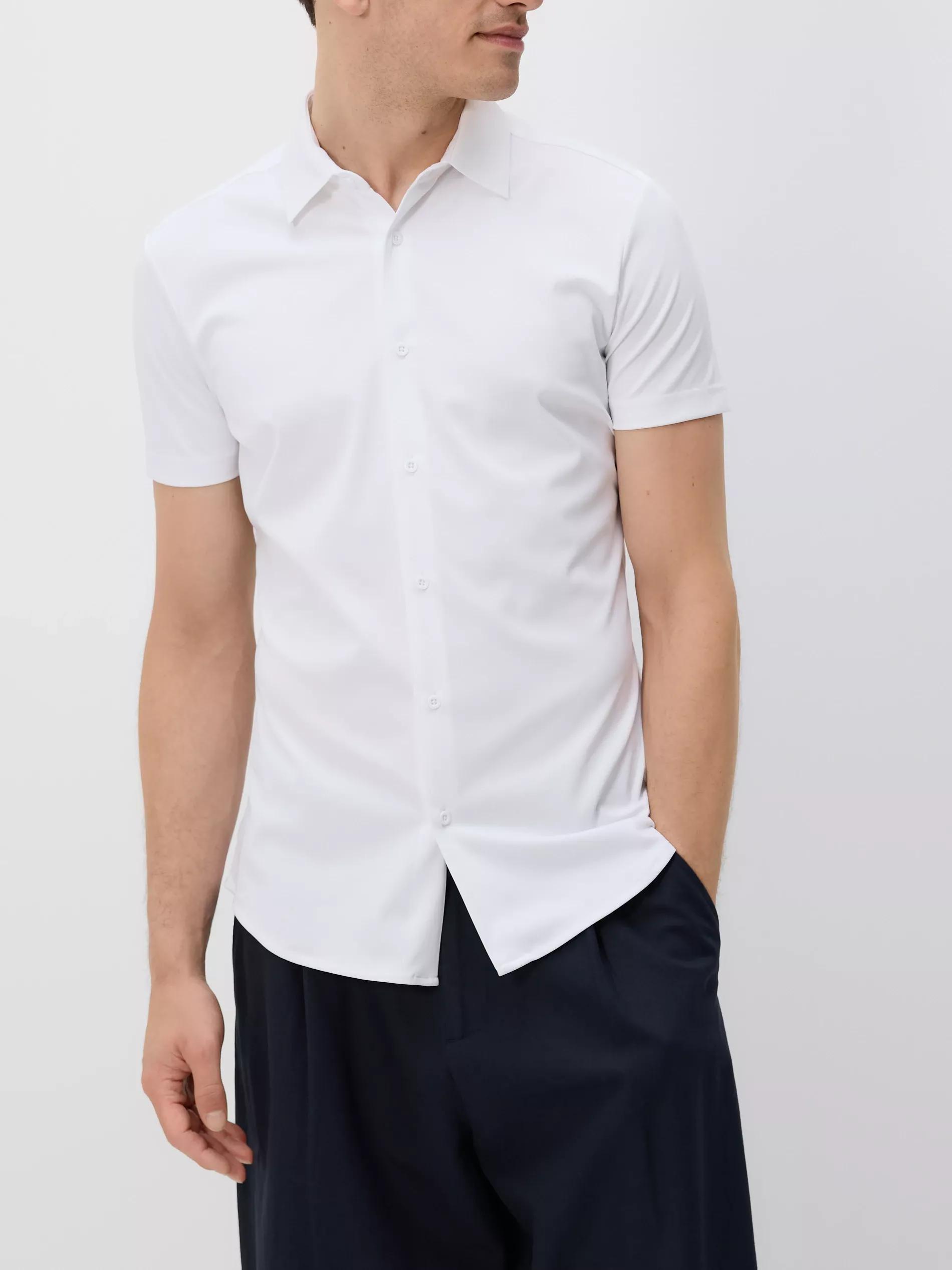 White Shirt, White, medium