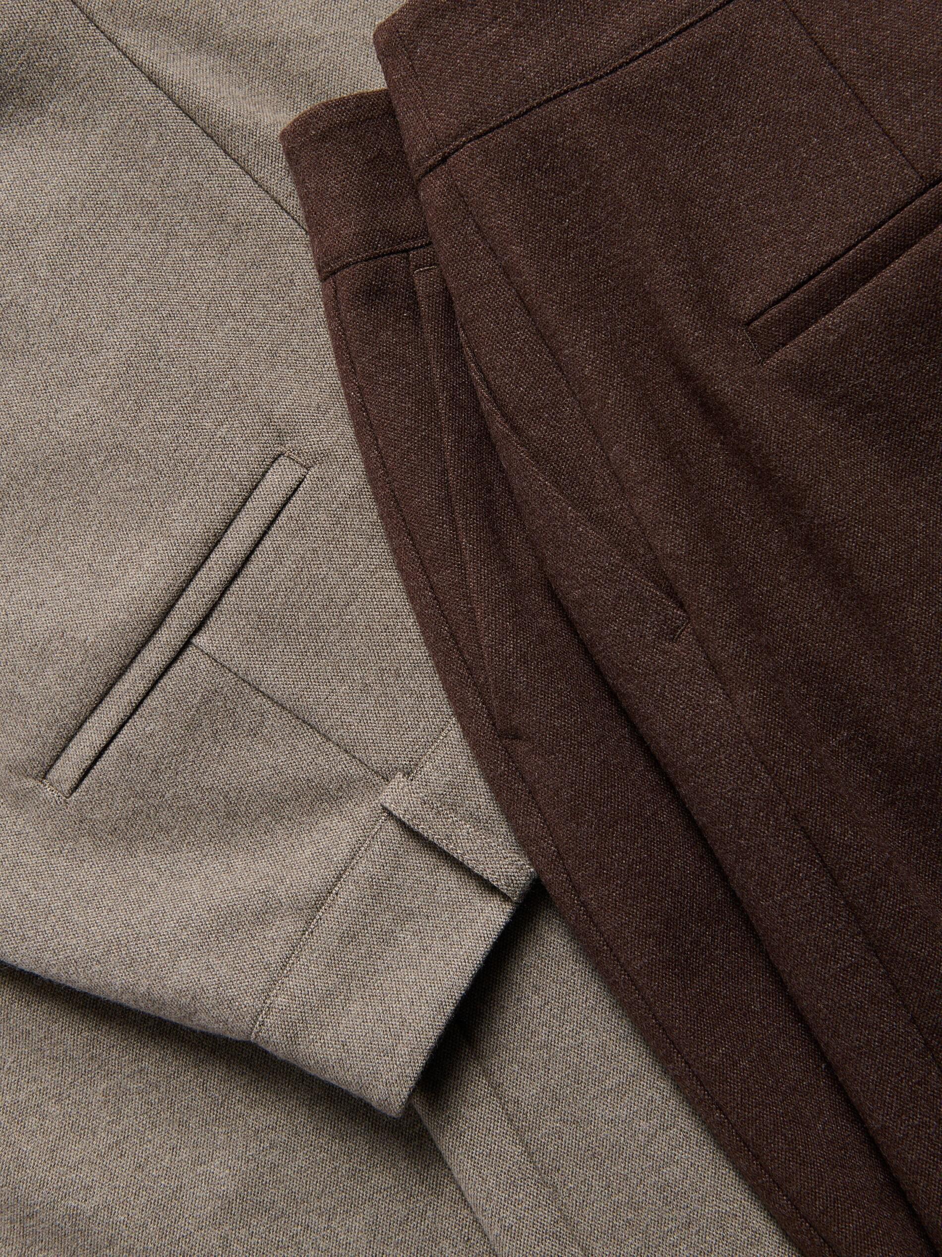 Brown Culotte Trousers With Tie Detail, Brown, large image number 5