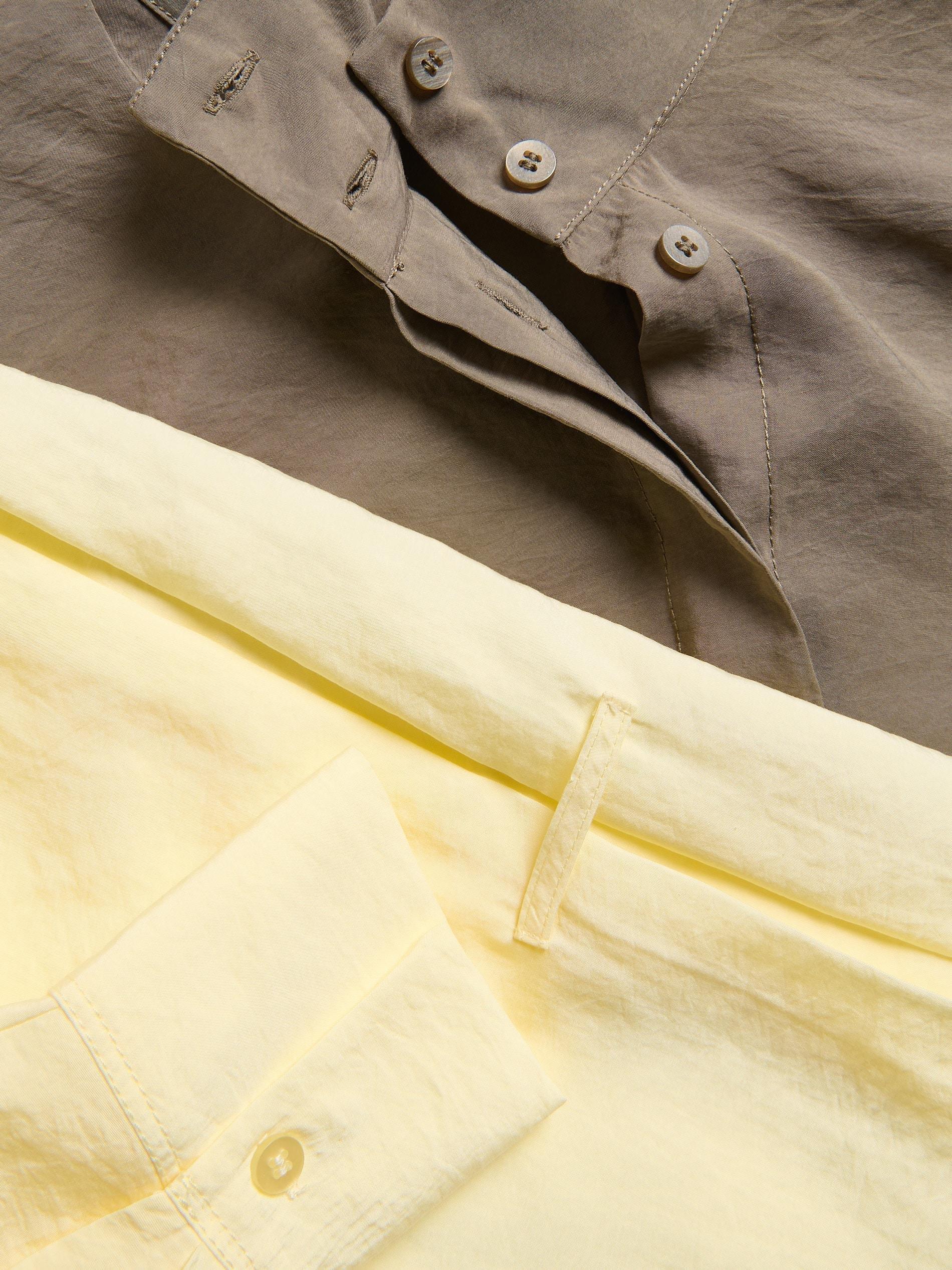 Yellow Modal Blend Shirt, Yellow, large image number 5