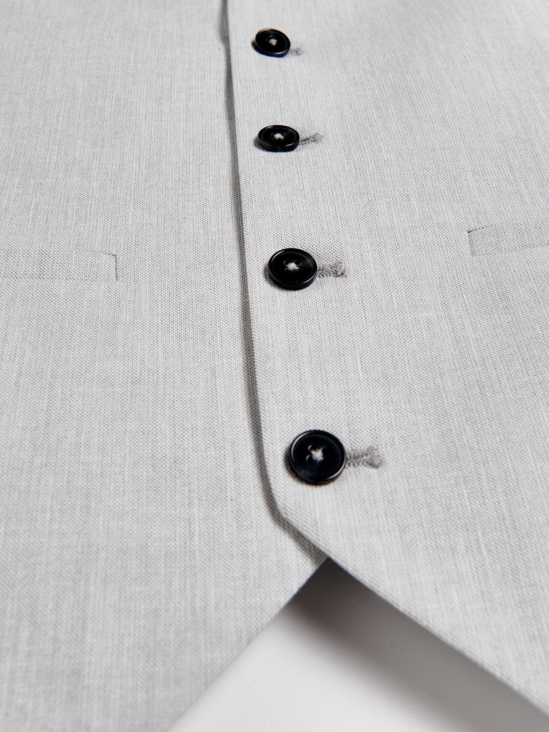 Grey Suit Vest, , large image number 6
