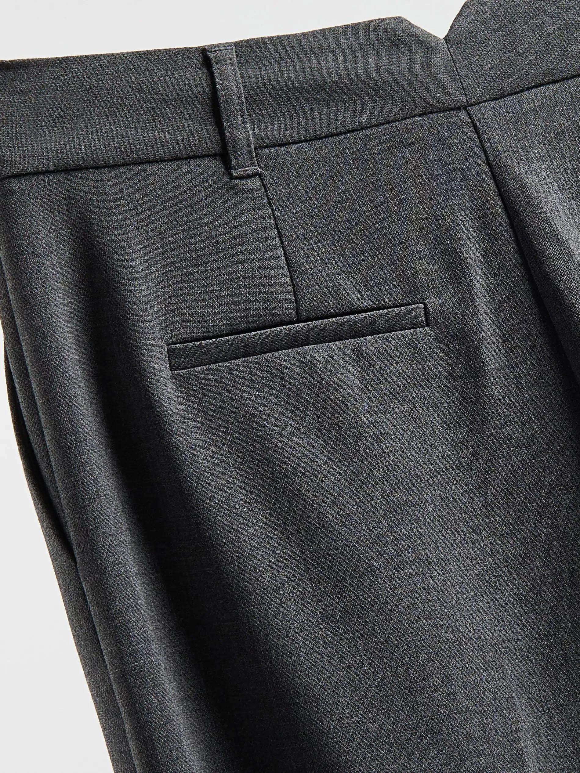 Grey Viscose Rich Trousers, Light grey, large image number 5