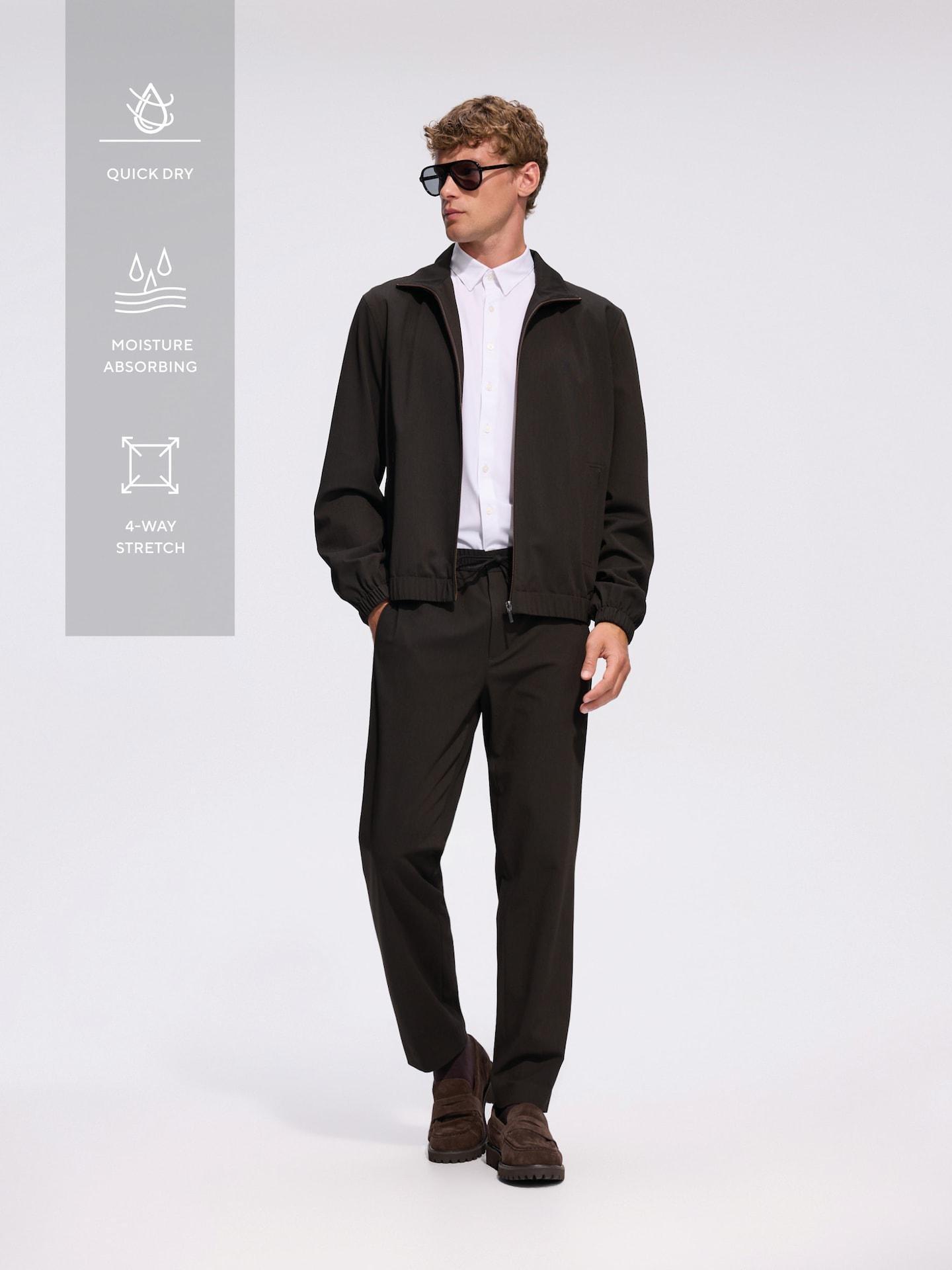 White Slim Fit Plain Shirt, White, large image number 0